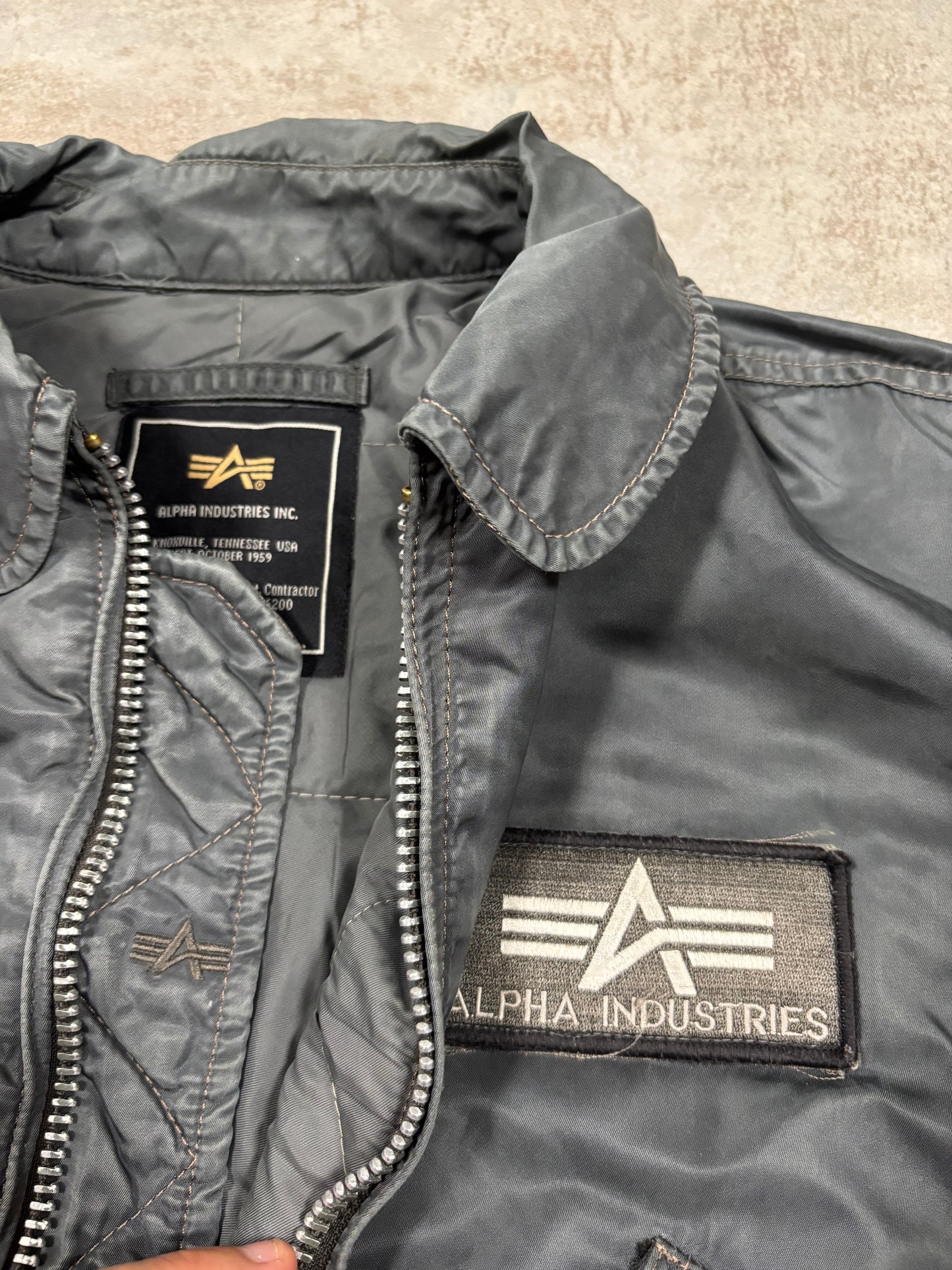 Chaqueta Bomber Alpha Industries 00s Vintage - XL