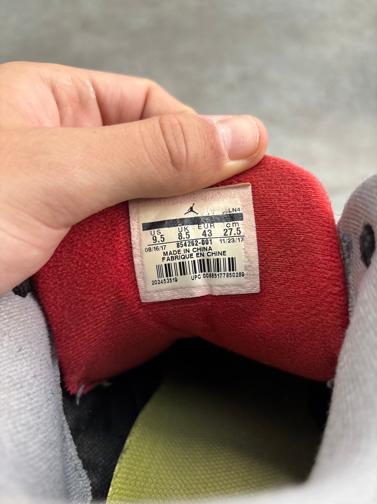 Zapatillas Jordan 3 Retro OG ‘Black Cement 2018’ - 43