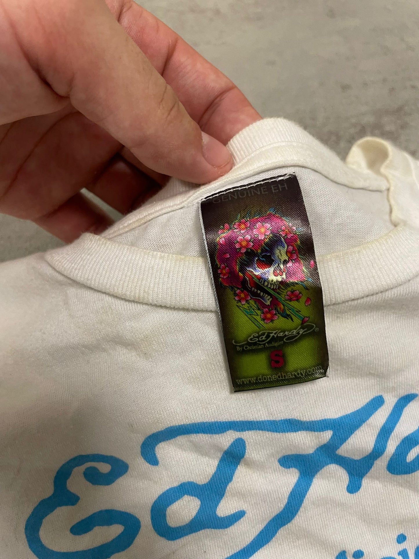 Camiseta Estampada Ed Hardy 00s Vintage - M