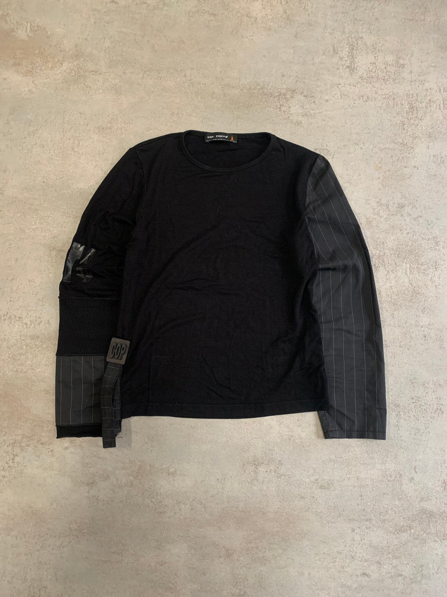 Top Manga Larga Vintage Cop Copine - M