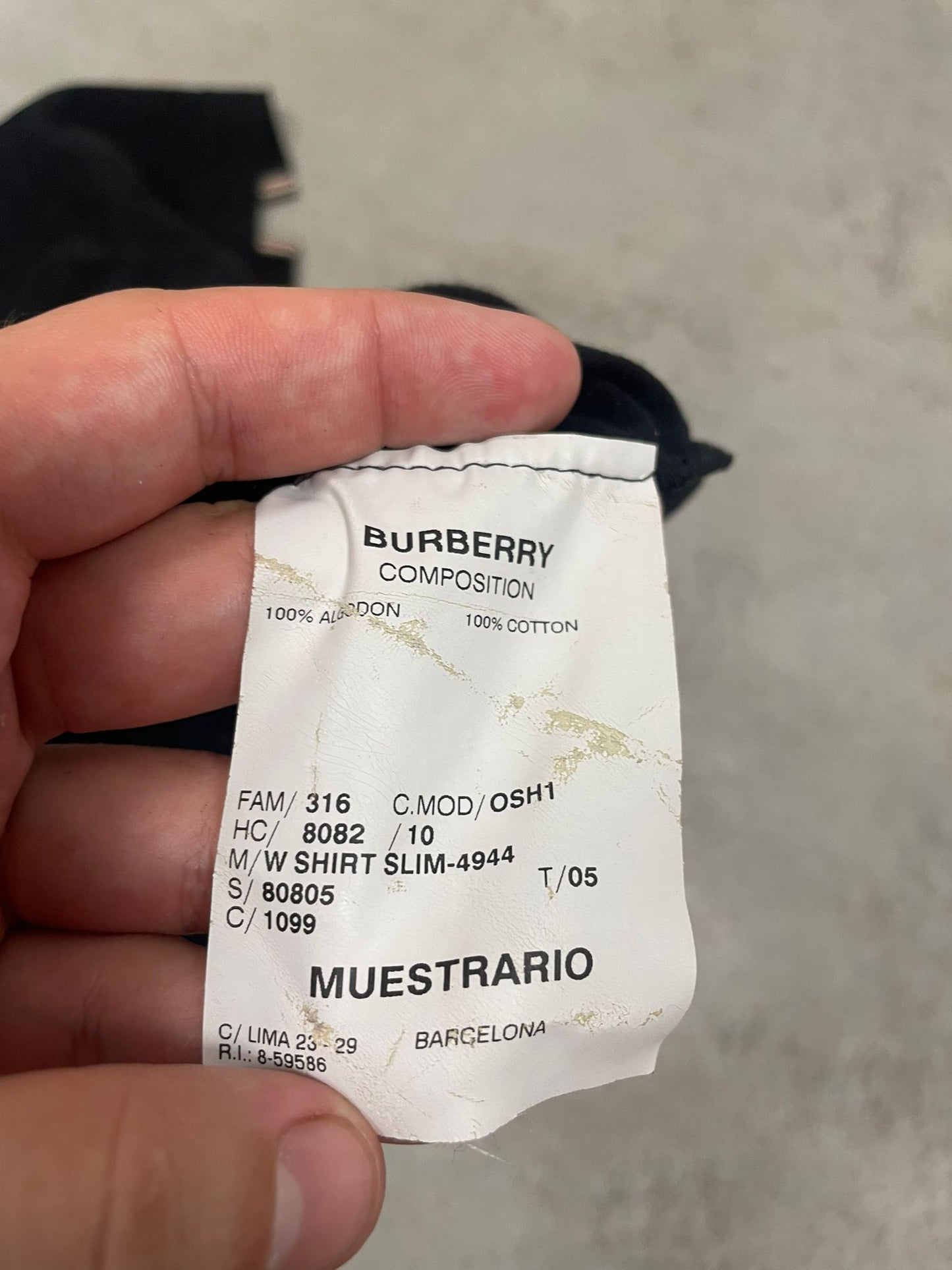 Camiseta Gráfica Burberry 00s Vintage - M