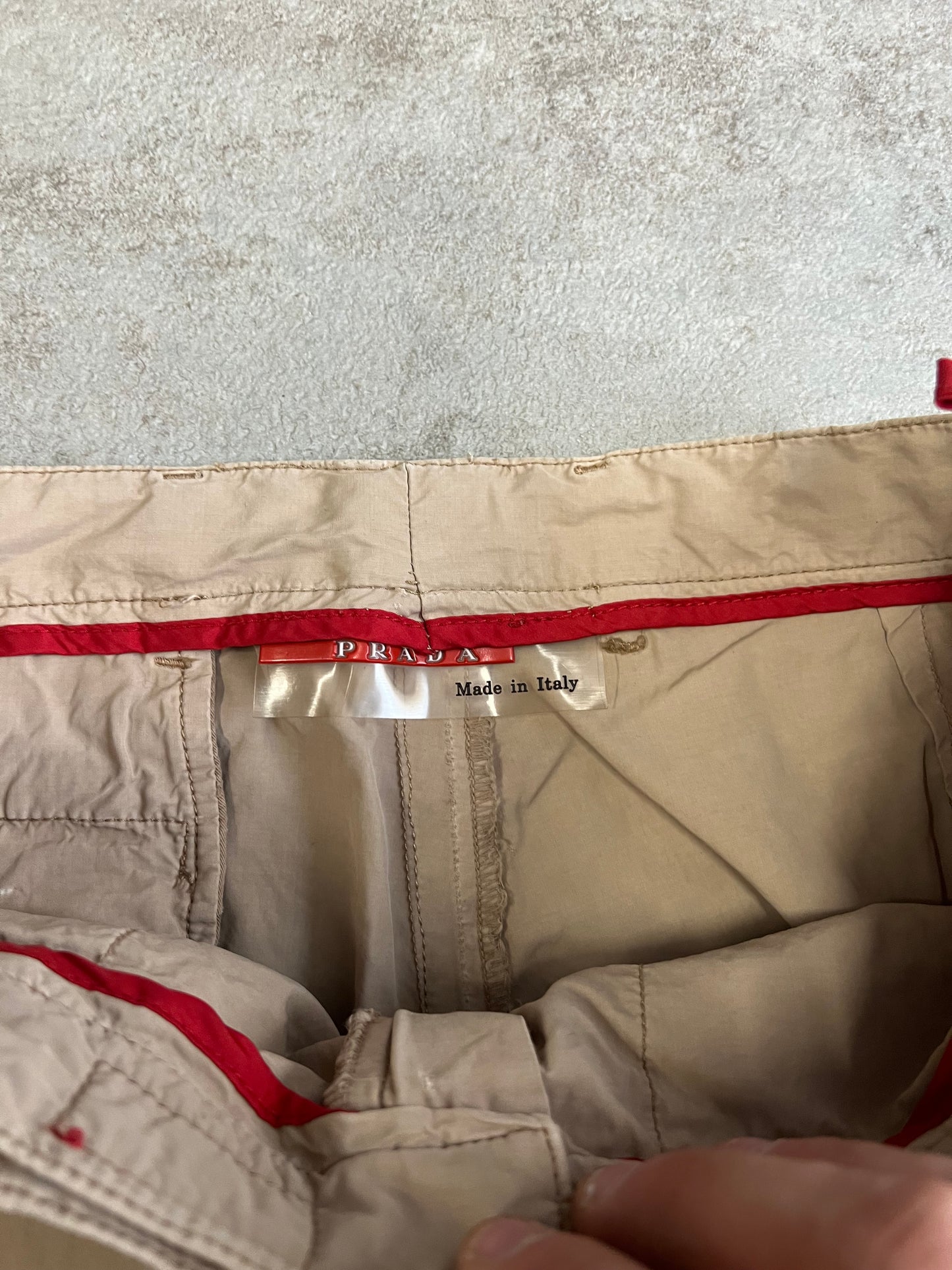 Pantalones Nylon Vintage Prada 00’s - M