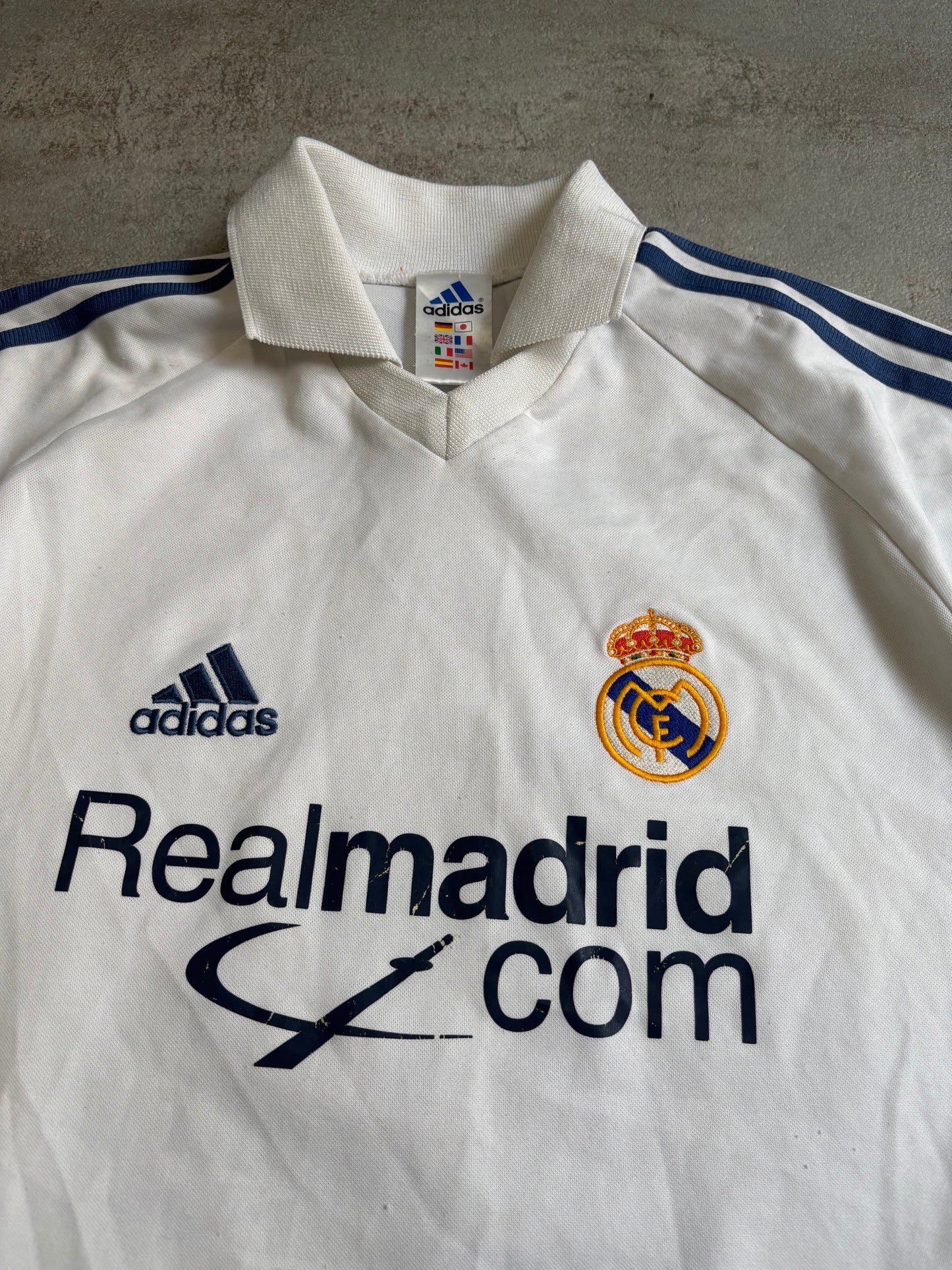 Conjunto Partido Real Madrid Adidas ‘Zidane 5’ 2001 Vintage - S