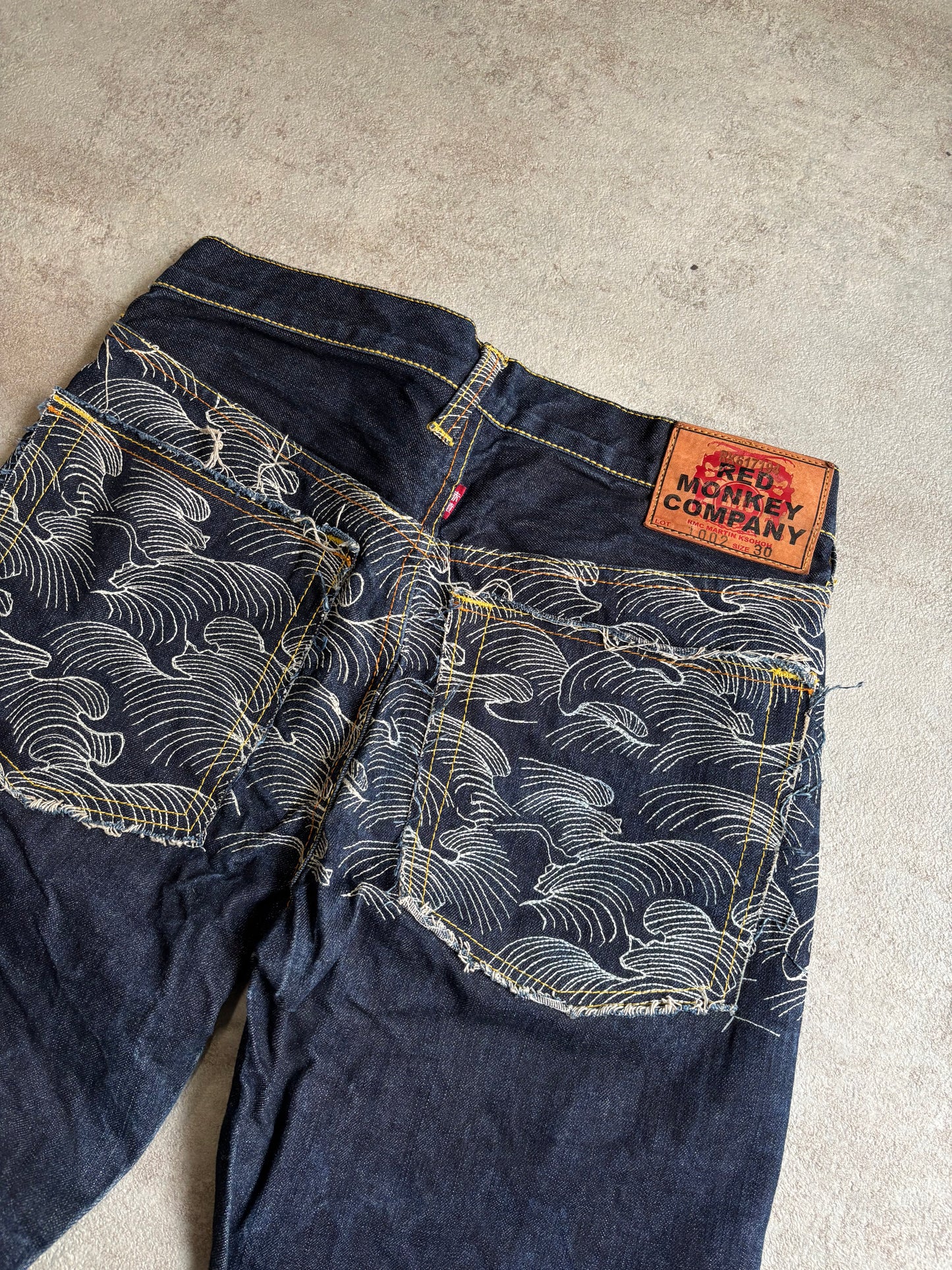 Pantalones Red Monkey Company ‘All Embroidered’ 00s Vintage - M