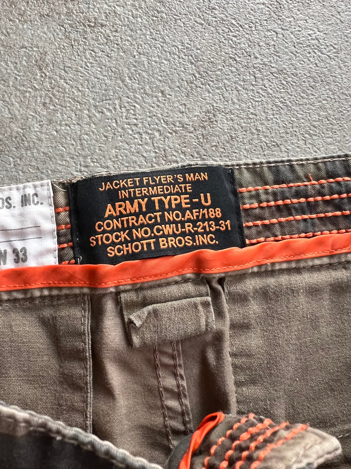 Pantalones Militares Cargo Vintage Schott NYC - M