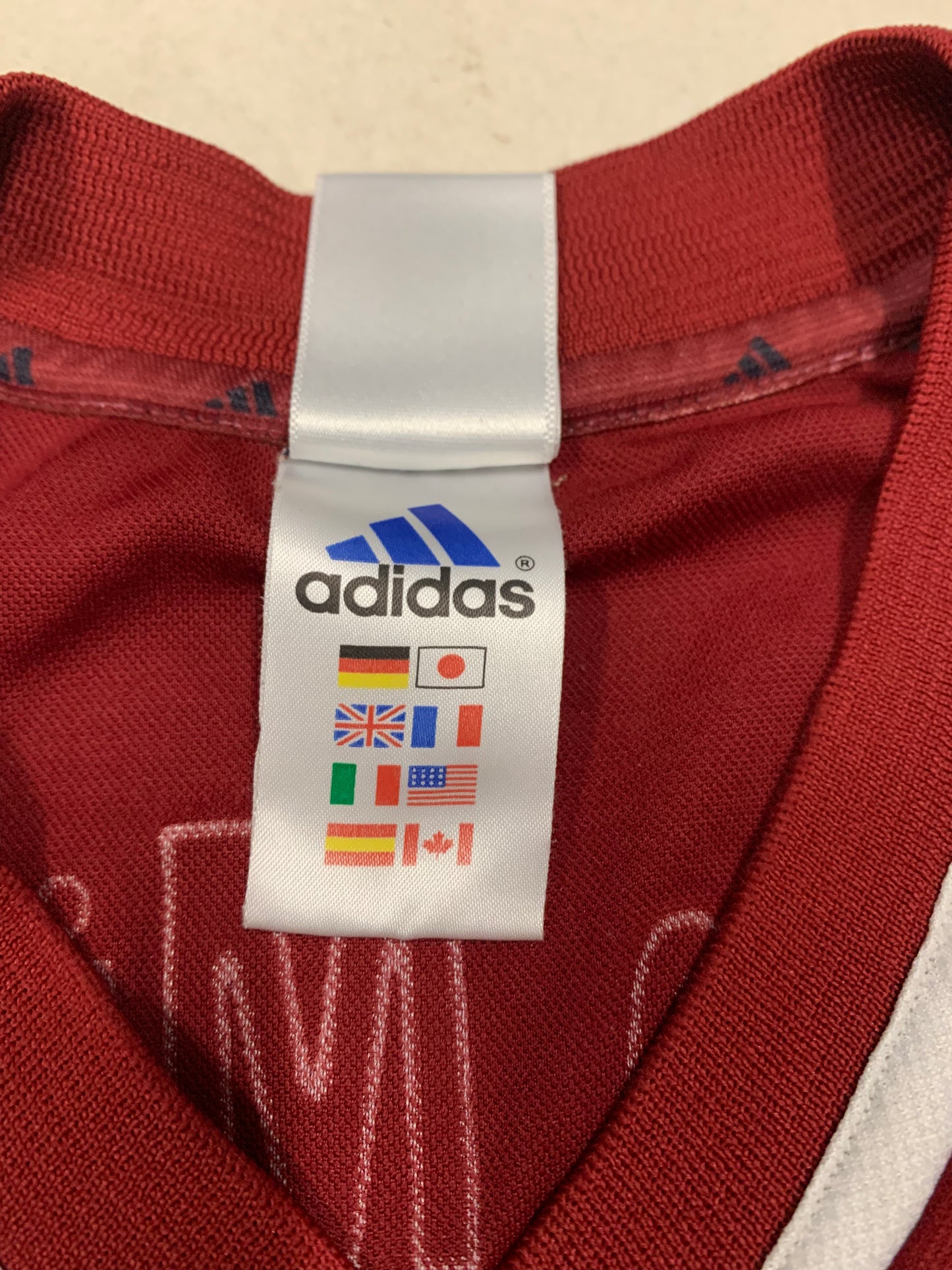 Camiseta Vintage Adidas Bayer Múnich 2001 Kit - L