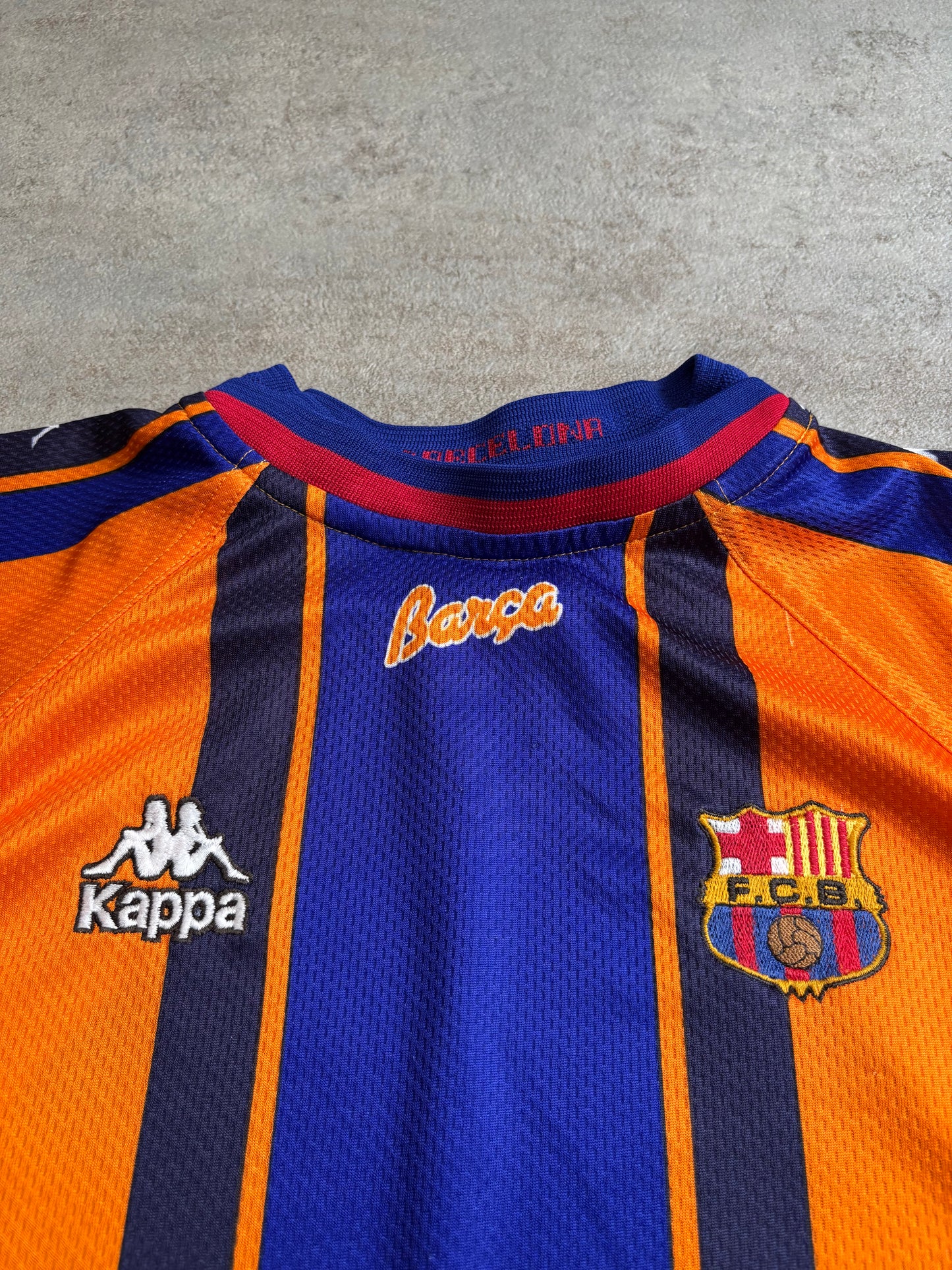 Camiseta Away Kappa Barcelona 1997/98 Vintage - L