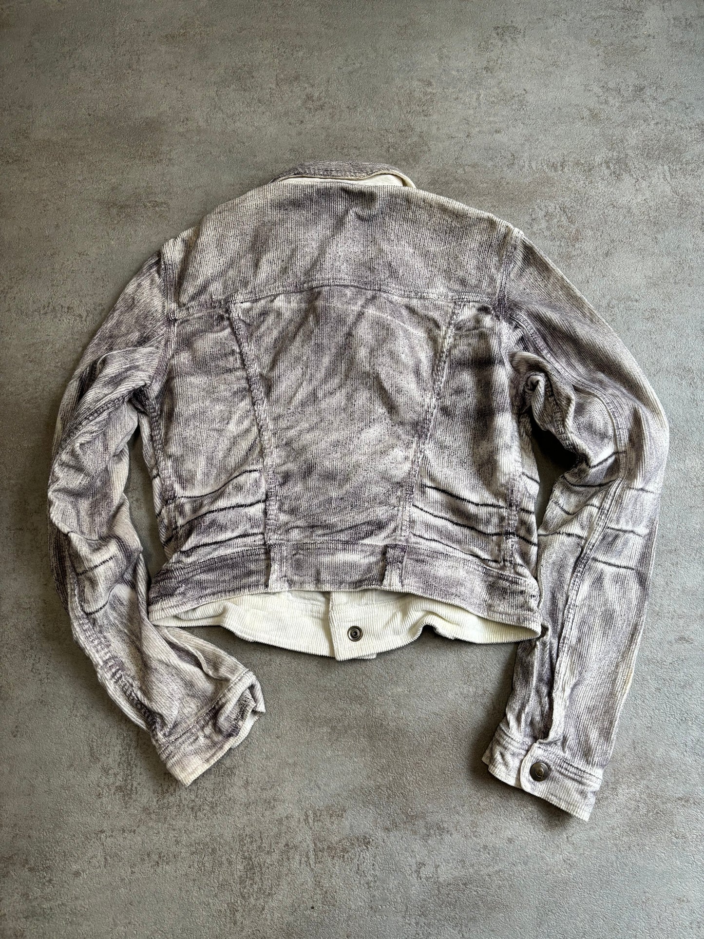 Chaqueta Pana ‘Full Print’ Just Cavalli 00s Vintage - S