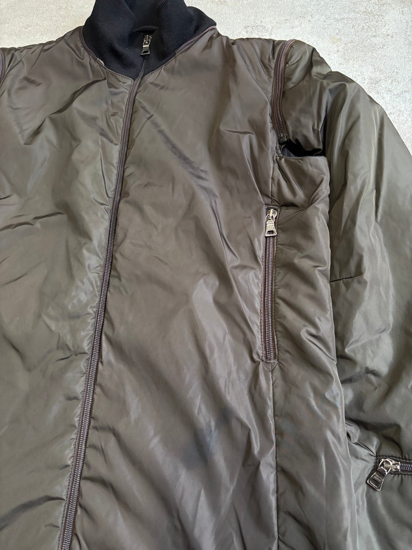 Chaqueta Packable 2/1 Prada 00s Vintage - M