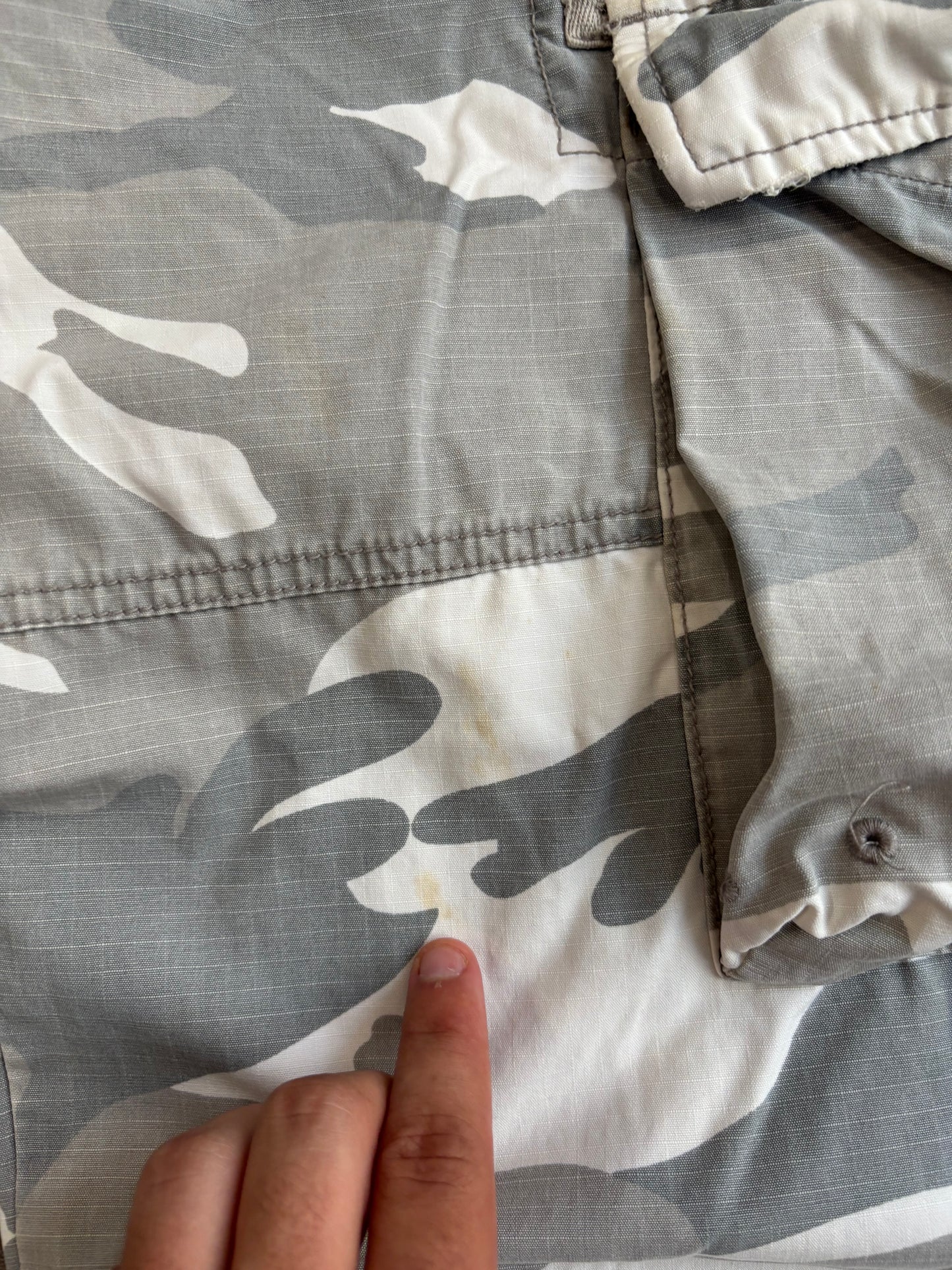 Pantalones Camuflaje Cargo Schott 00s Vintage - L