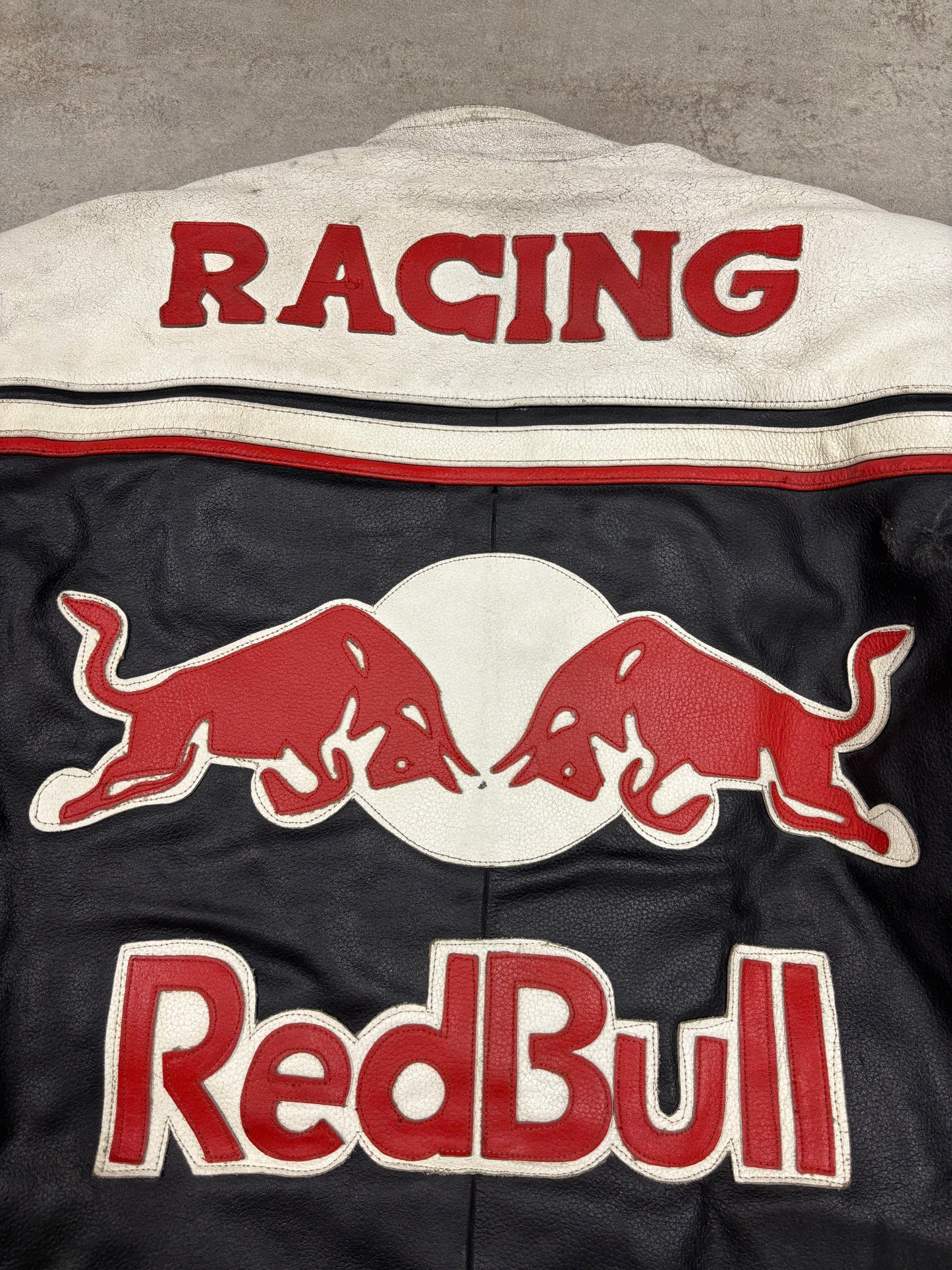 Chaqueta Cuero Racing ‘Red Bull’ 90s Vintage - L
