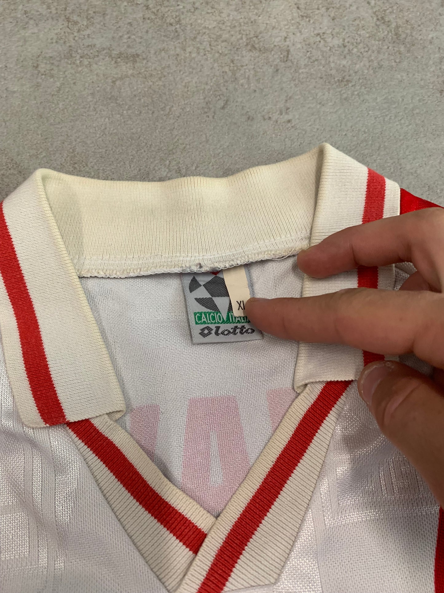 Camiseta Vintage Lotto Túnez 1995 Away Kit - XL