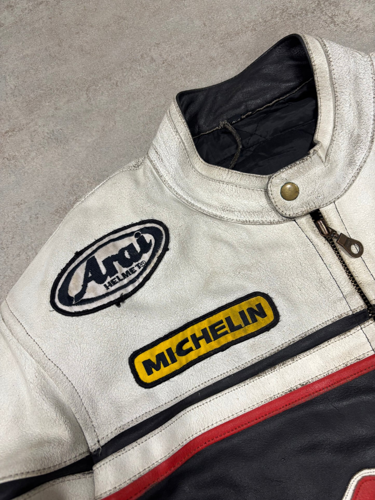 Chaqueta Cuero Racing ‘Red Bull’ 90s Vintage - L