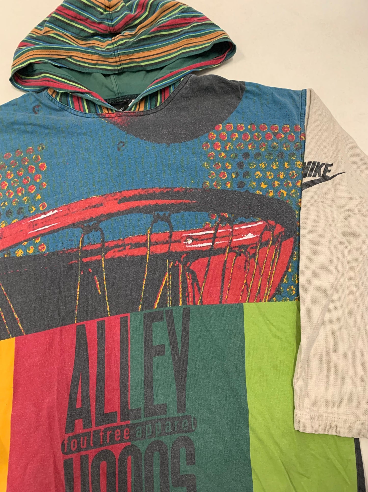 Sudadera Vintage Nike Alley Hoop 1994 Very Rare Edition - L