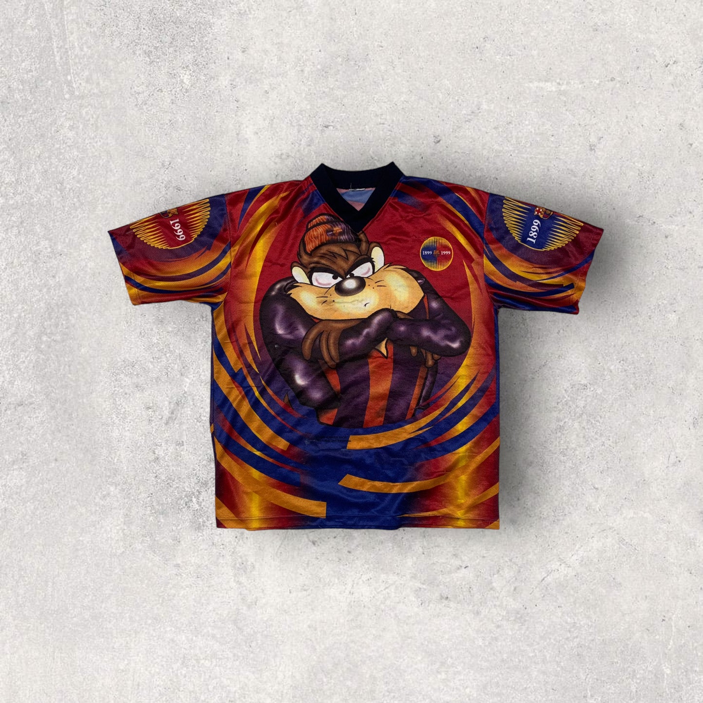 Camiseta Vintage Barça 1999 Looney Tunes Special Edition Kit - L