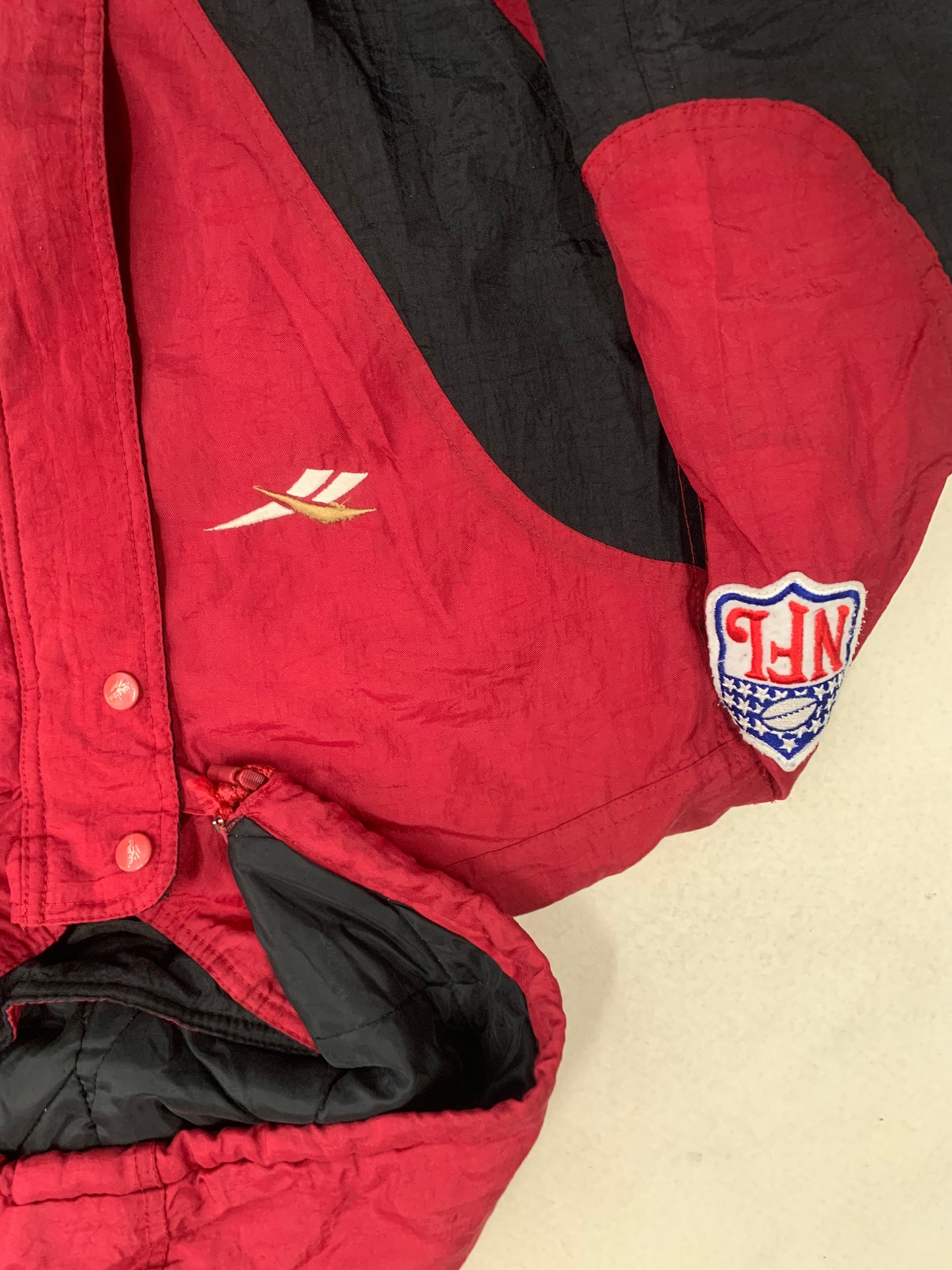 Chaqueta Acolchada Vintage Reebok NFL 49ers 1996 Anniversary Edition - S