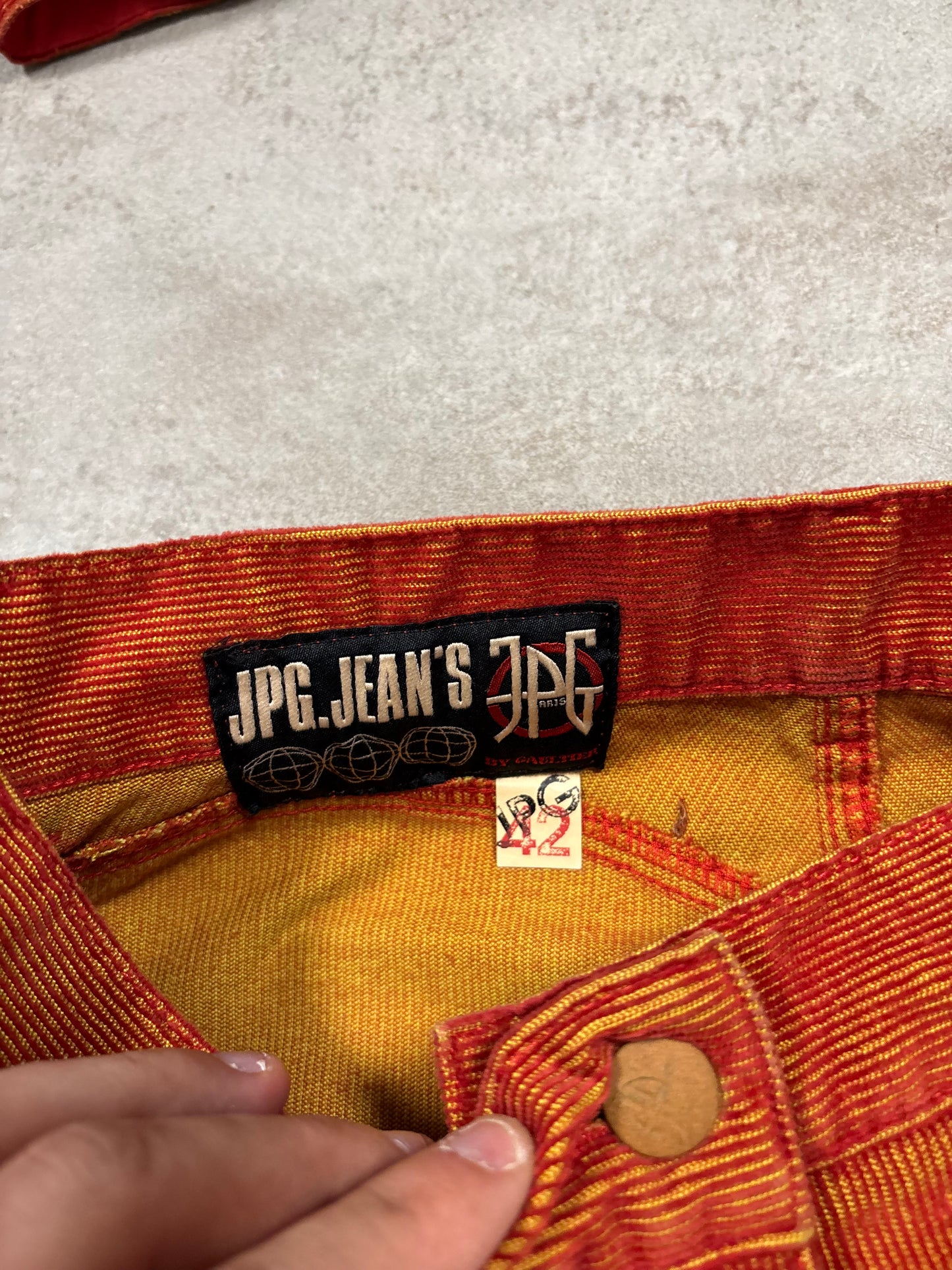 Conjunto Pana Irisdescente Jean Paul Gaultier 90s Vintage - S