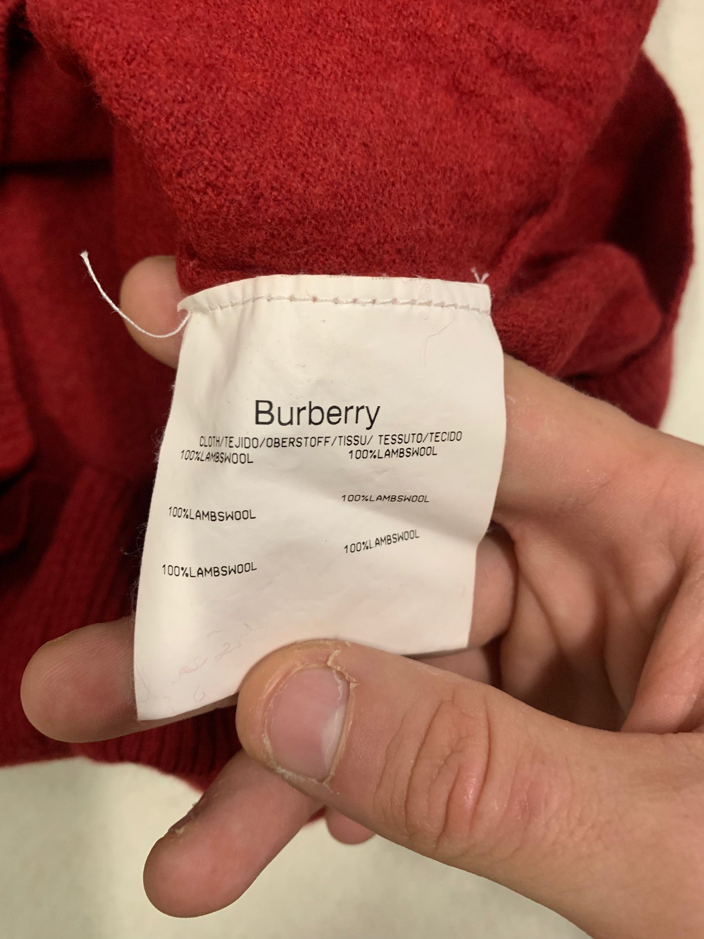 Jersey Vintage Burberry - S