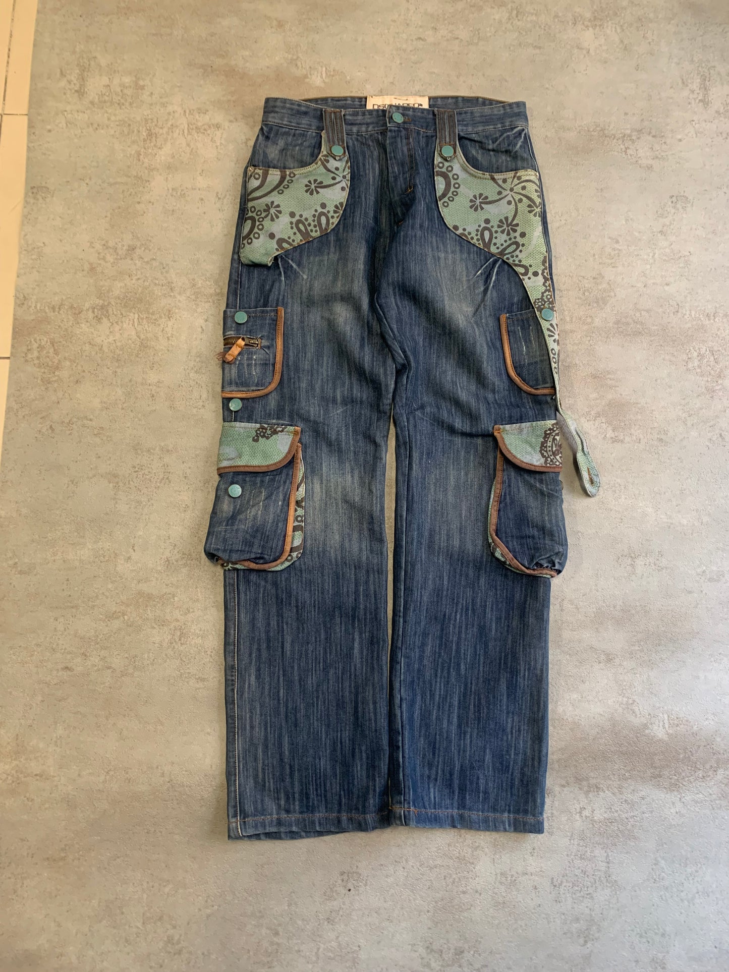 Pantalones Cargo Vintage Dsquared2 Archive 00’s - M