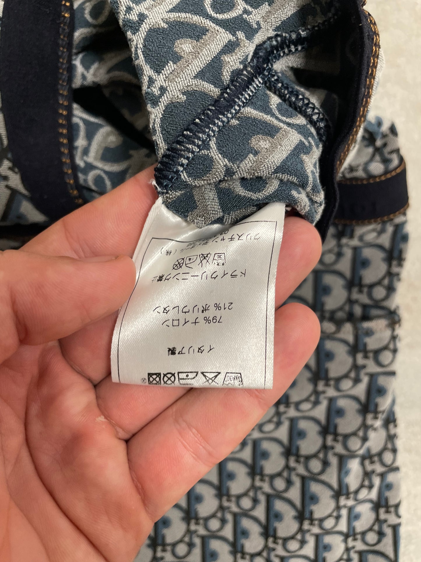 Vestido Corto Monogram Christian Dior 00s Vintage - M