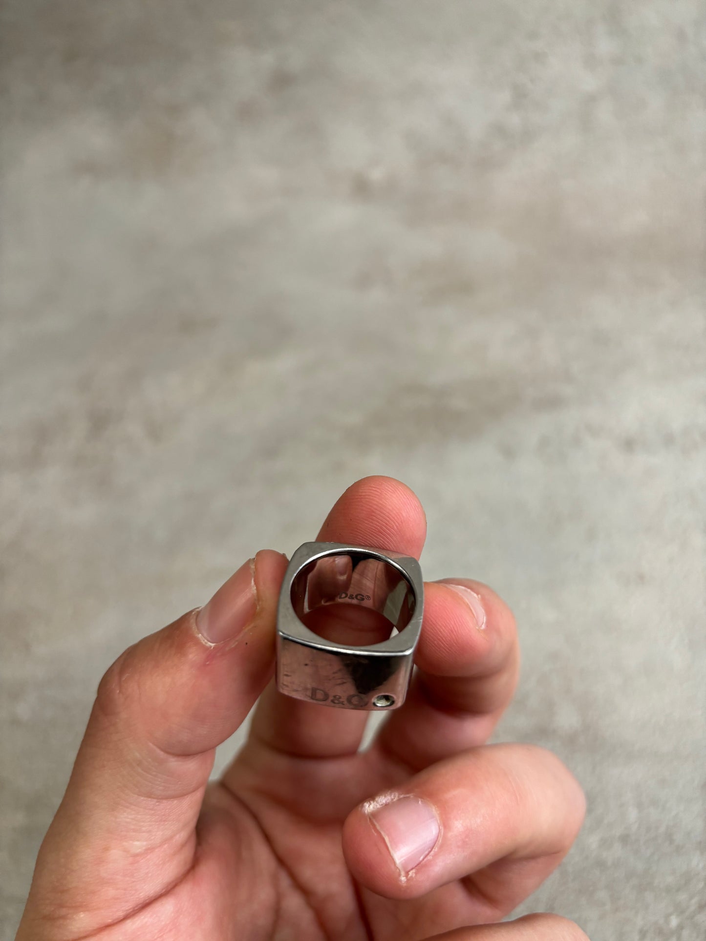 Anillo de Plata D&G 00s Vintage