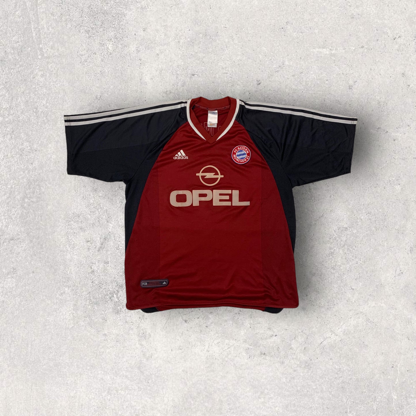 Camiseta Vintage Adidas Bayer Múnich 2001 Kit - L
