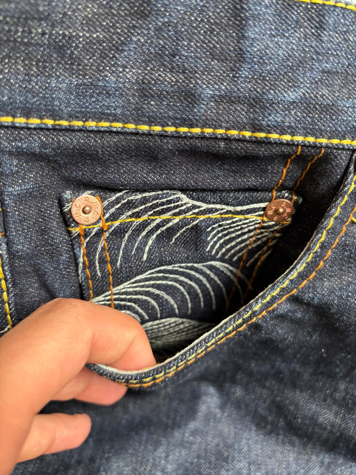 Pantalones Red Monkey Company ‘All Embroidered’ 00s Vintage - M