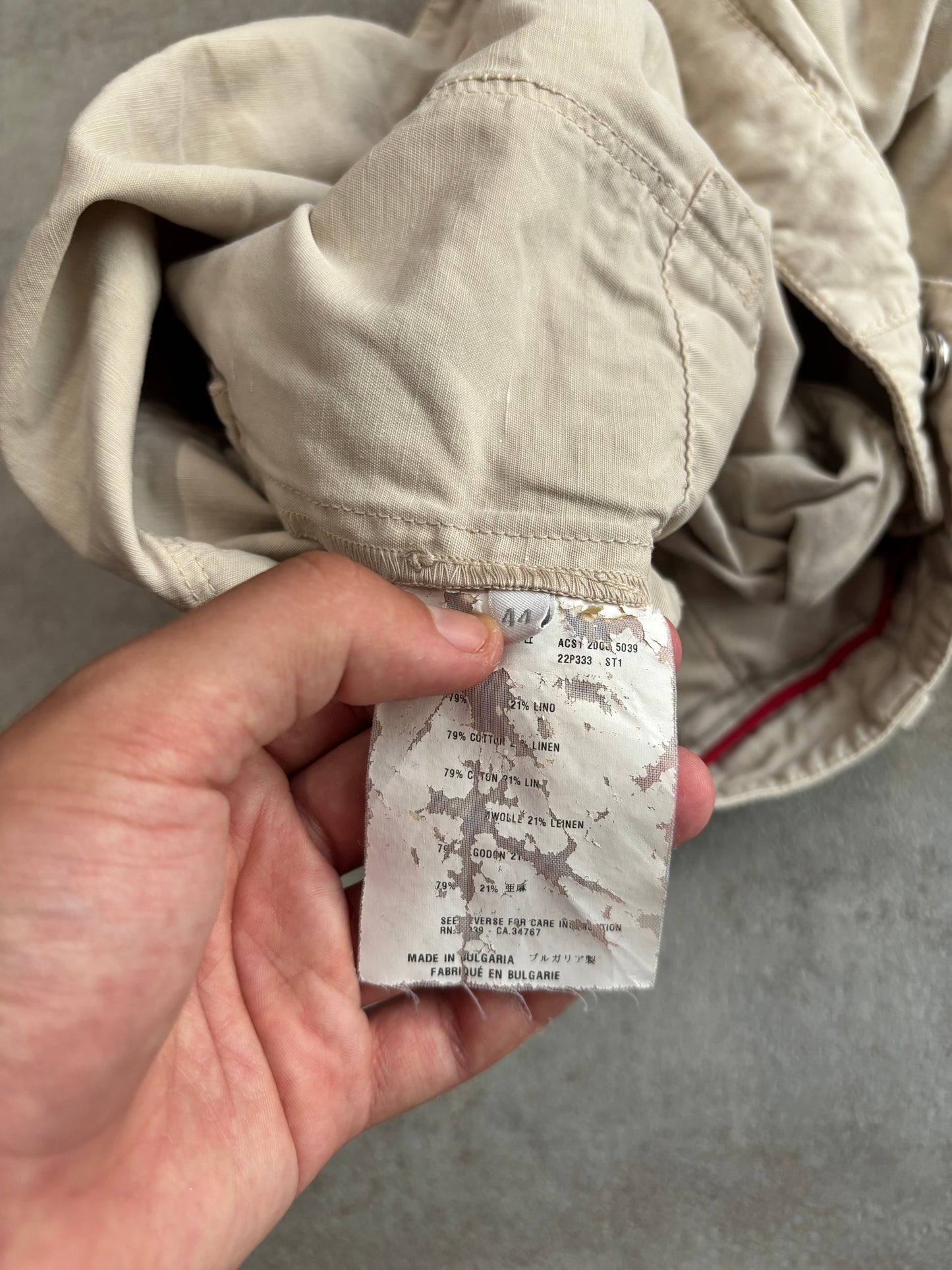 Shorts Cargo Prada 00s Vintage - S