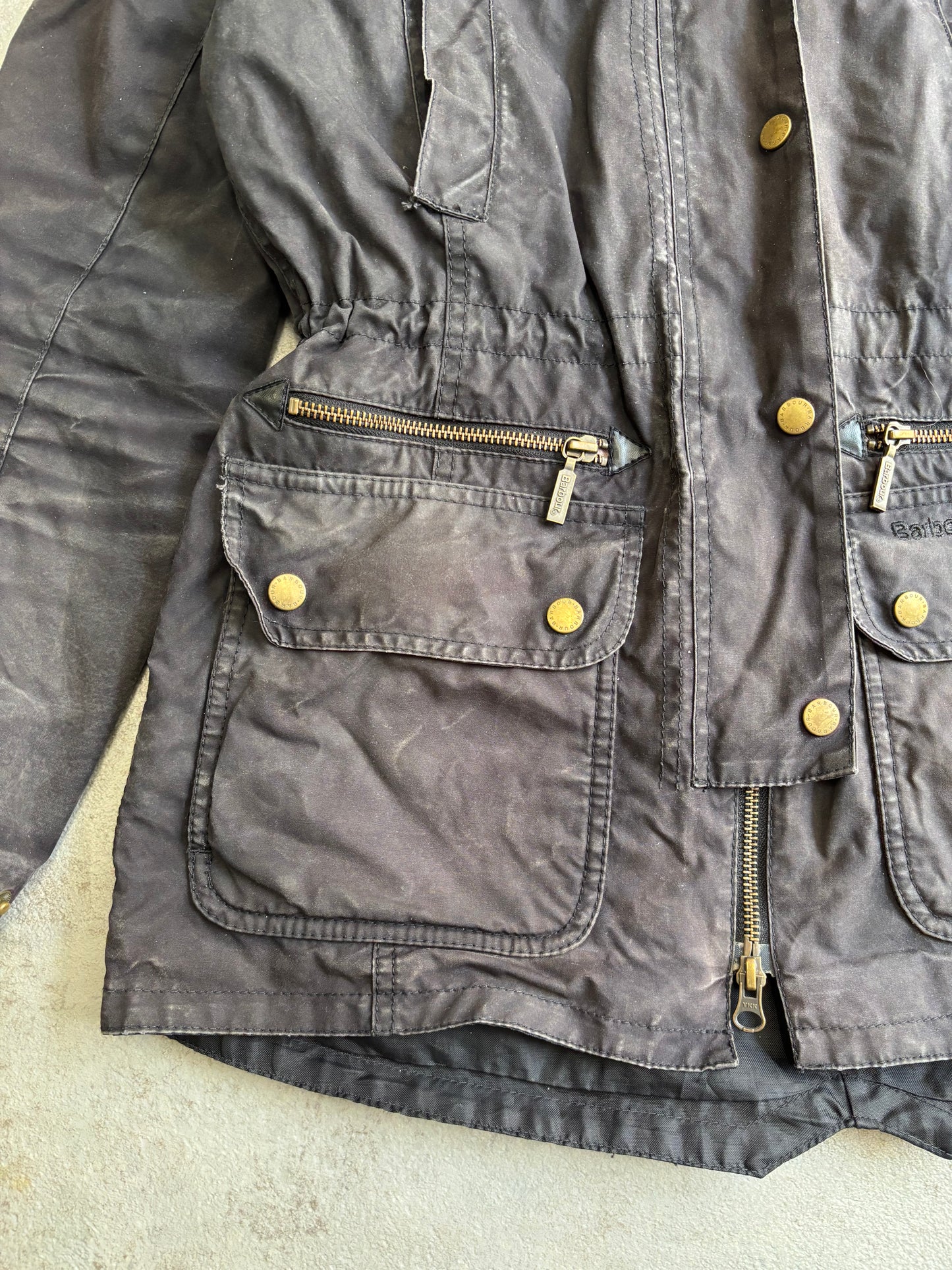 Parka Barbour Kelsall Waxed Cotton 00s Vintage - S Woman