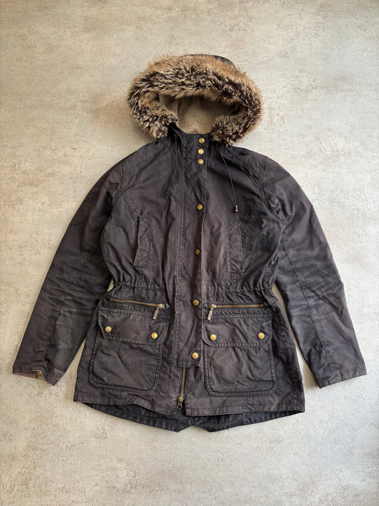 Parka Barbour Kelsall Waxed Cotton 00s Vintage - S Woman