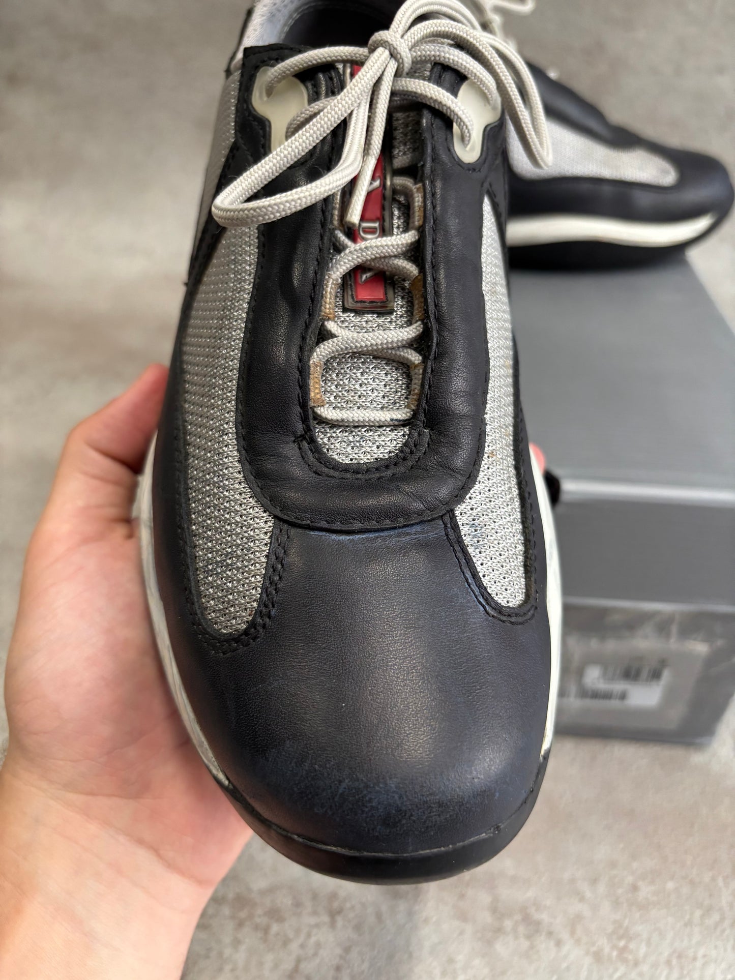 Zapatos Leather Prada America’s Cup 00s Vintage - 39’5