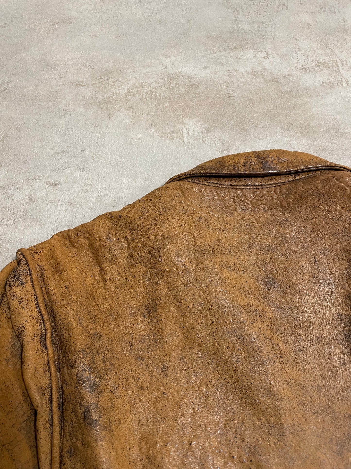 Chaqueta Aviador Cuero Vintage Charles Chevignon 80’s - M