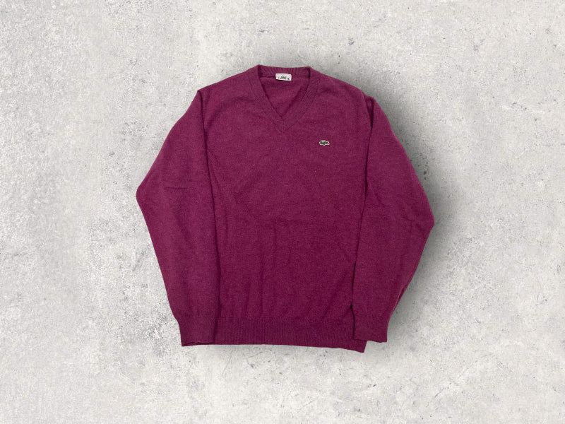 Jersey Cuello Pico Lacoste 00s Vintage - M