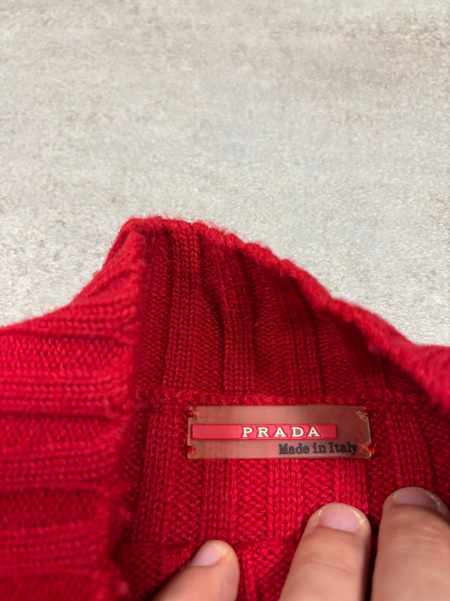 Chaleco Punto Prada Late 90s Vintage - M