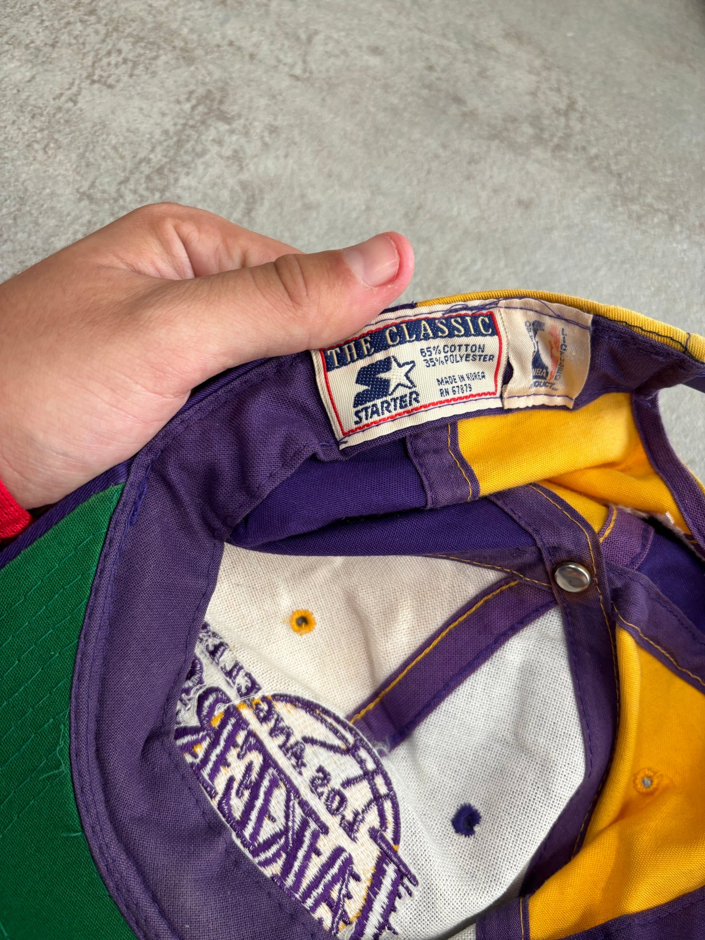 Gorra Los Angeles Lakers Starter 90s Vintage