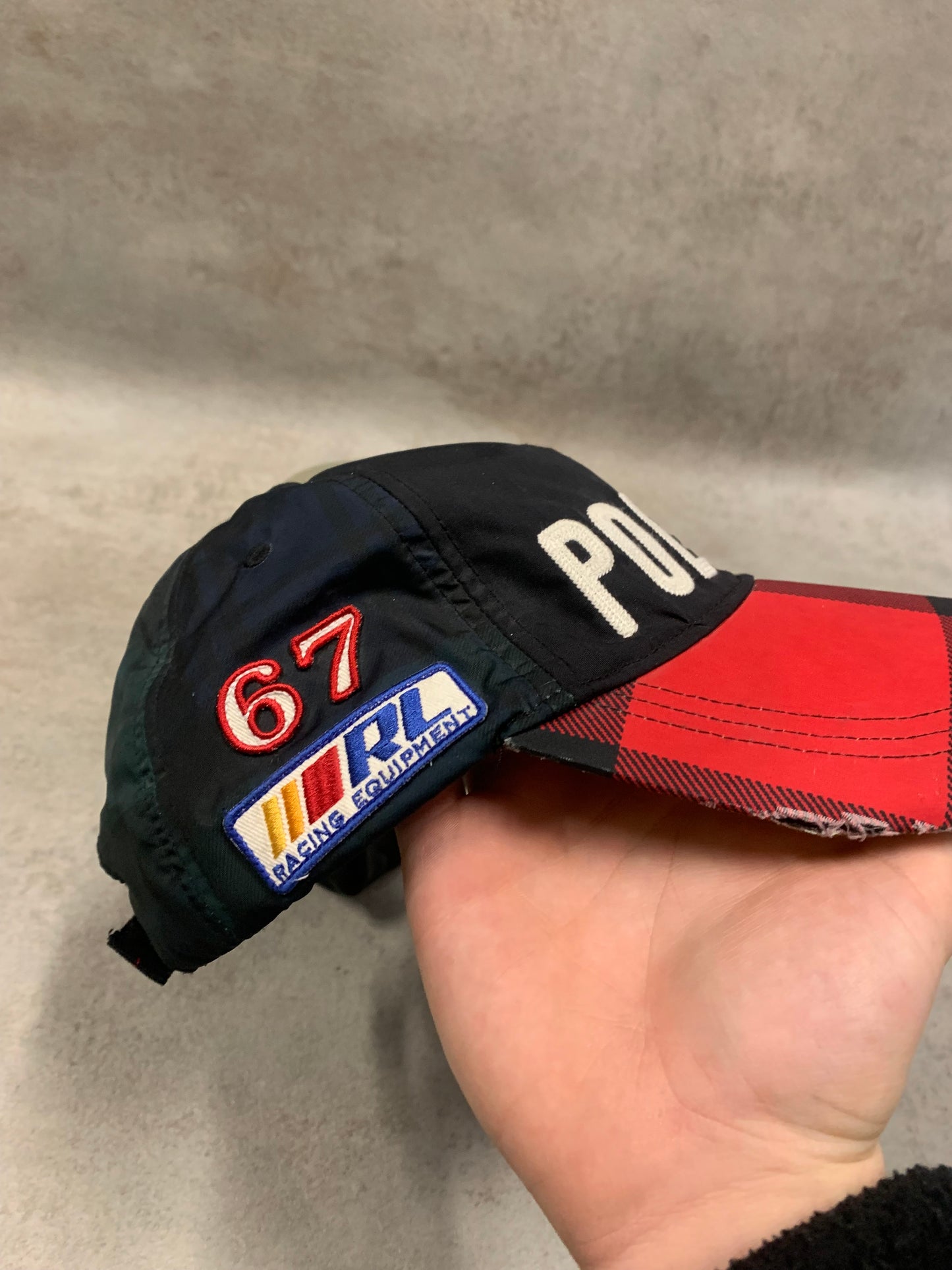 Gorra Vintage Polo Ralph Lauren 90’s Racing Patches