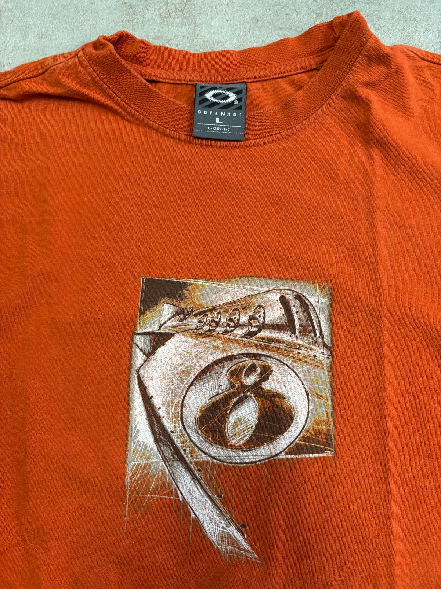Camiseta Gráfica Oakley Software ‘Pilot’ 90s Vintage - L