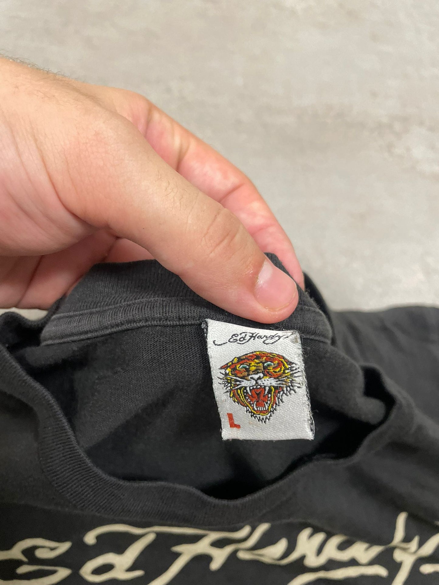 Camiseta Estampada Ed Hardy 00s Vintage - M