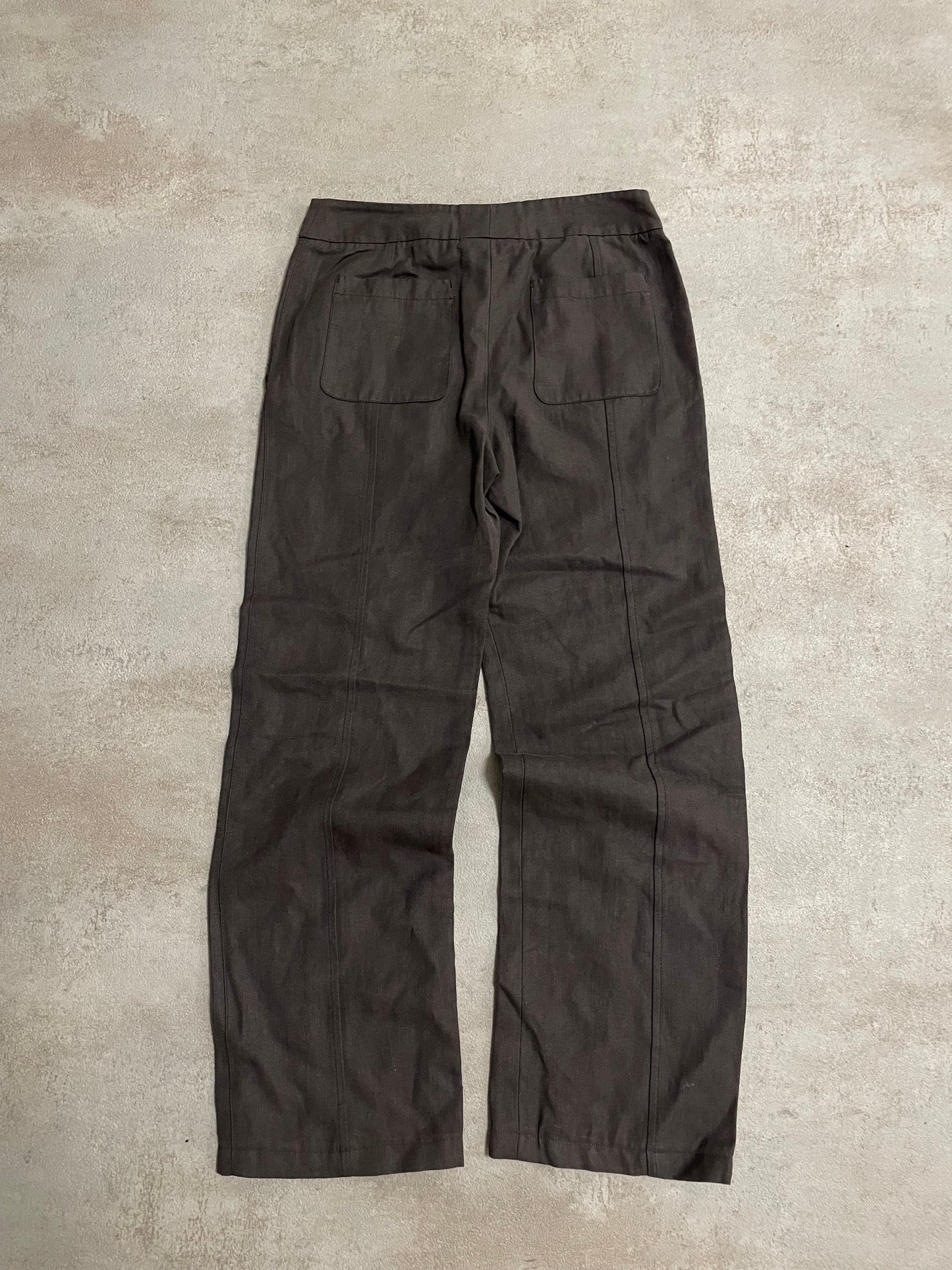 Pantalones Traje Pinza Giorgio Armani 00s Vintage - S