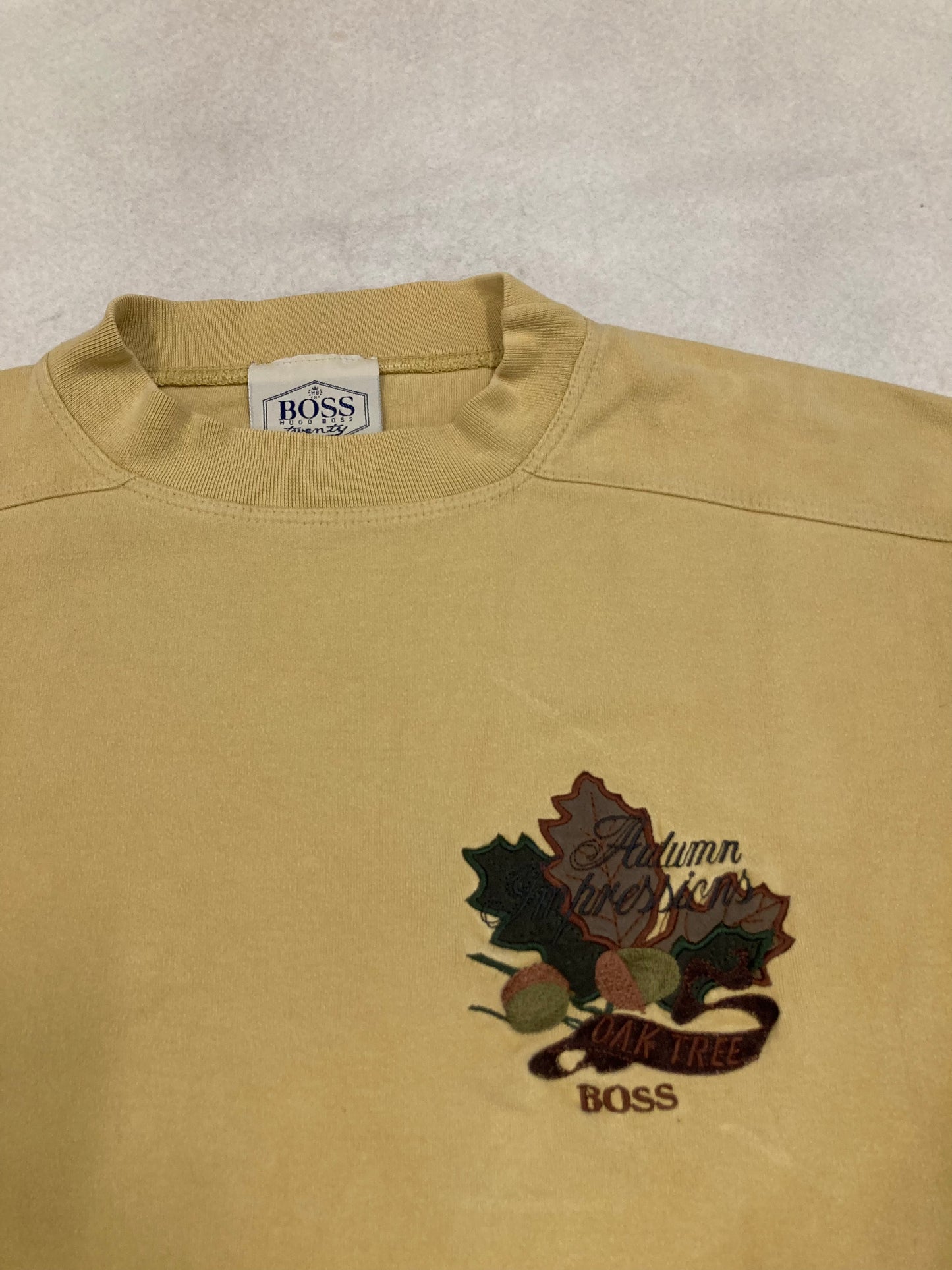 Sudadera Hugo Boss Premium ‘Logo Embroidered’ 90s Vintage - M