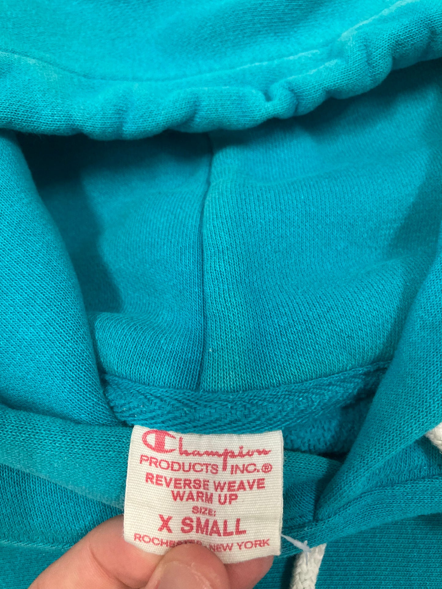 Hoodie Champions Reverse Weave 70s Vintage - S