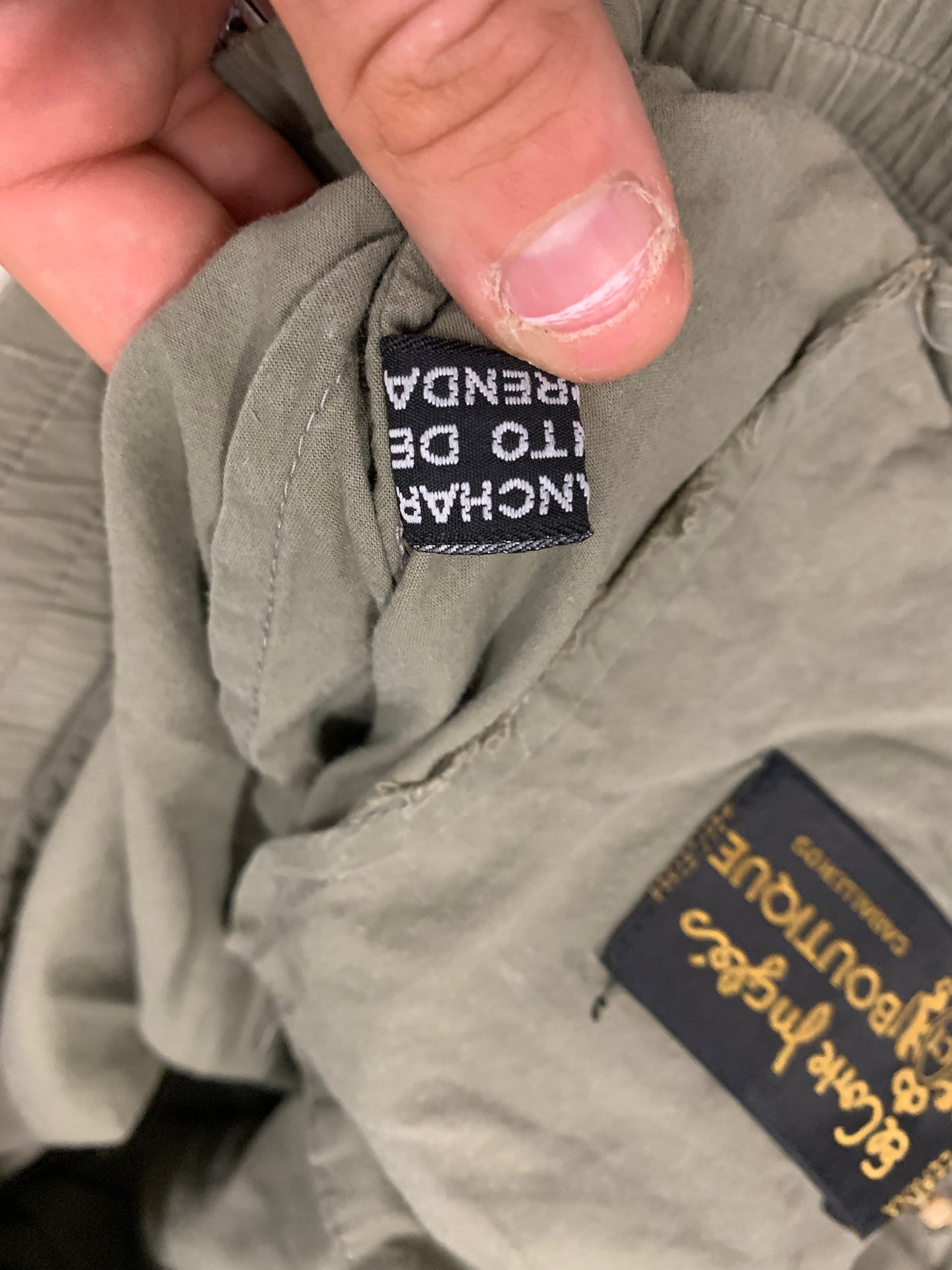 Chaqueta Vintage Burberry Cargo Aviator - M