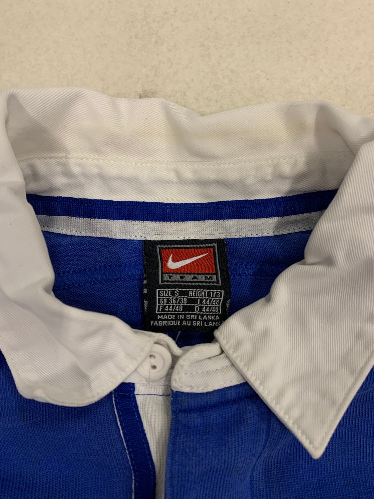 Polo Vintage Manga Larga Nike Team 90’s Francia - M