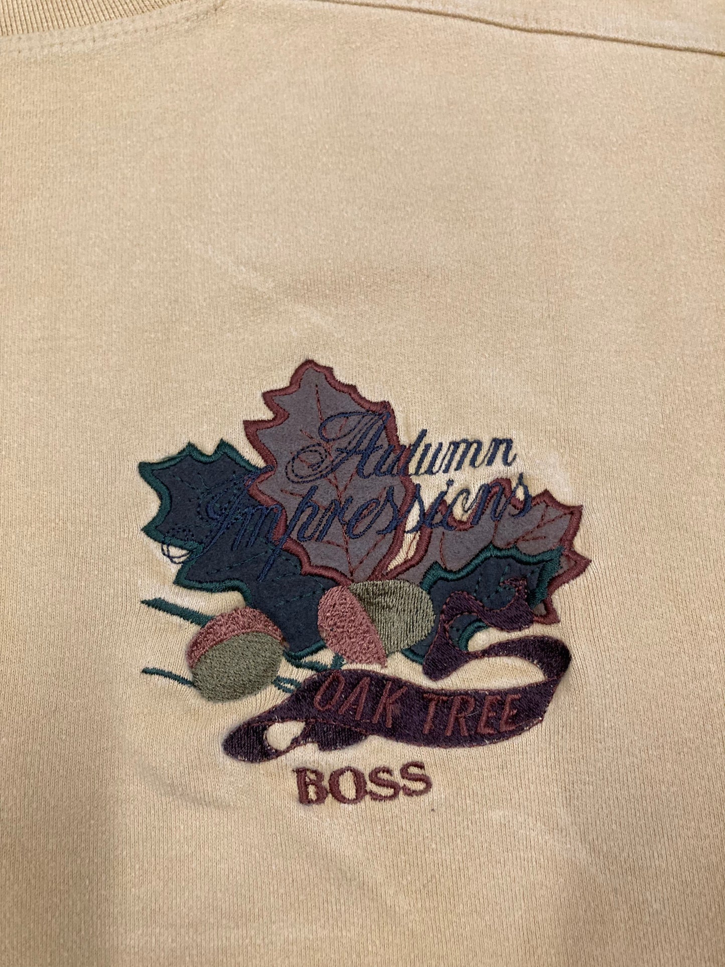 Sudadera Hugo Boss Premium ‘Logo Embroidered’ 90s Vintage - M