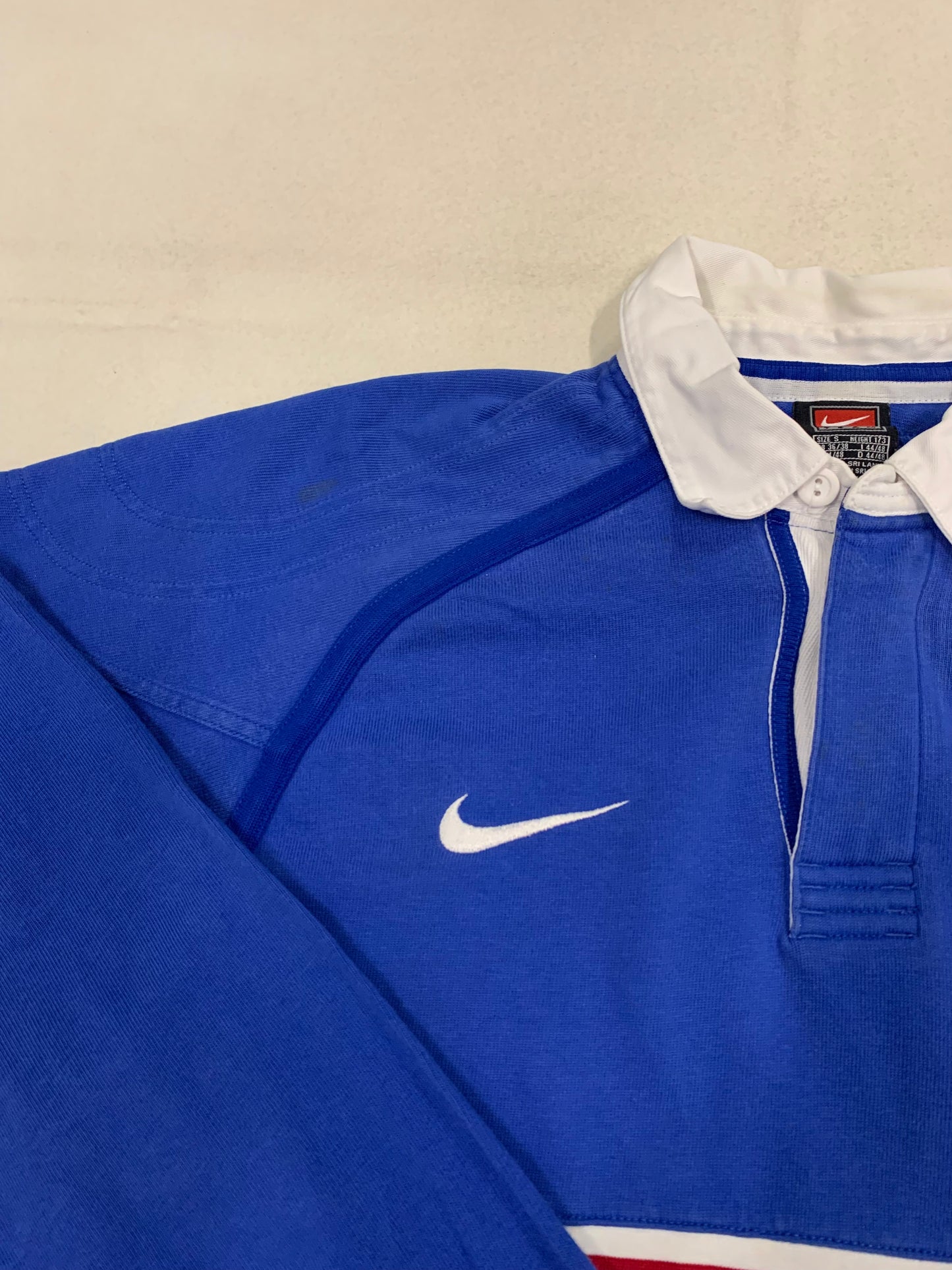 Polo Vintage Manga Larga Nike Team 90’s Francia - M