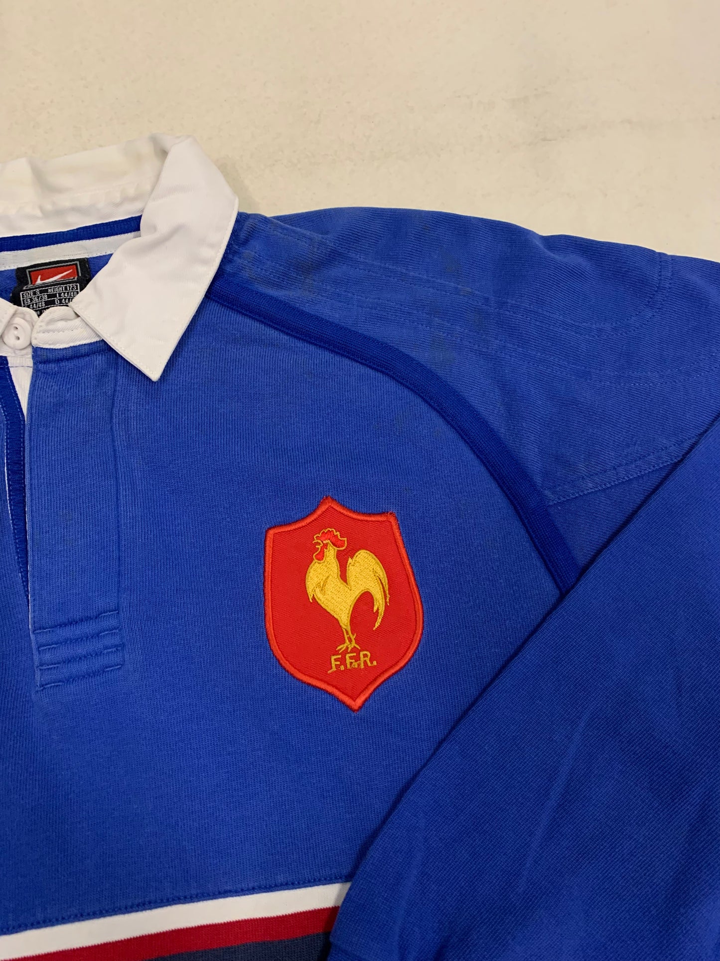Polo Vintage Manga Larga Nike Team 90’s Francia - M