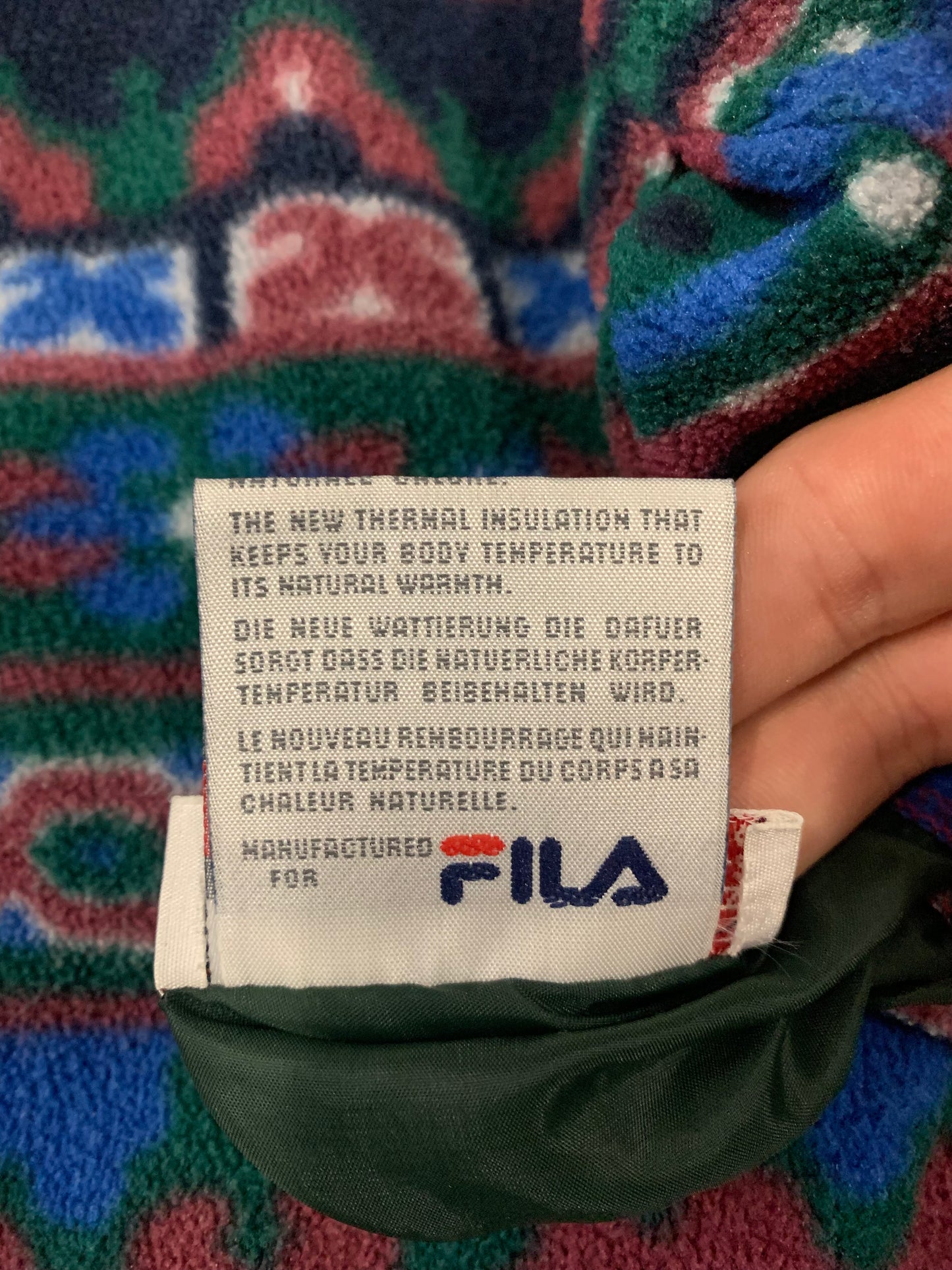 Chaleco Vintage Fila Magic Line Reversible 90’s - L