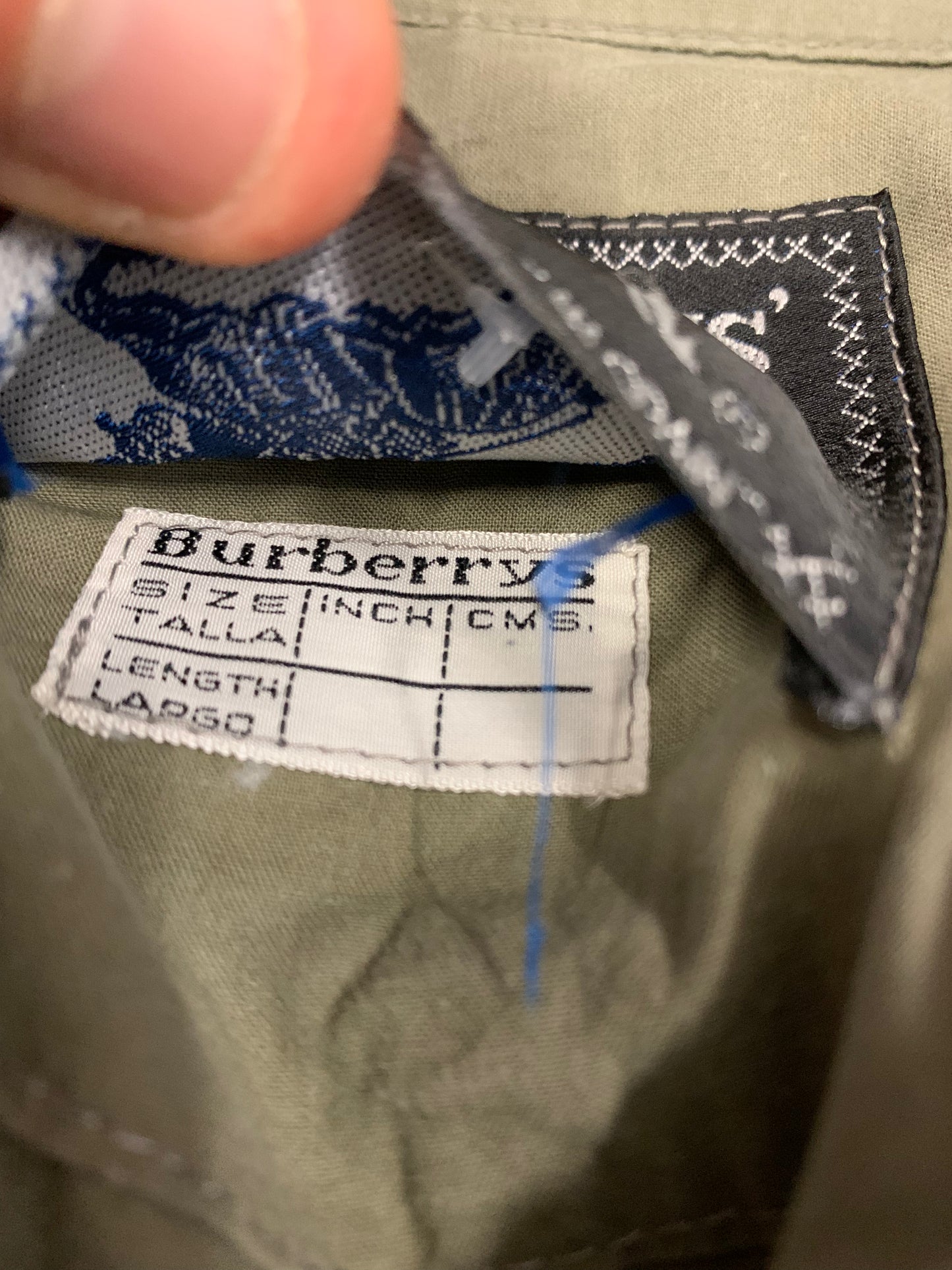 Chaqueta Vintage Burberry Cargo Aviator - M