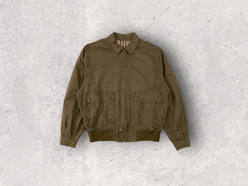 Chaqueta Harrington Vintage Aviator Cargo Burberry 70’s - M