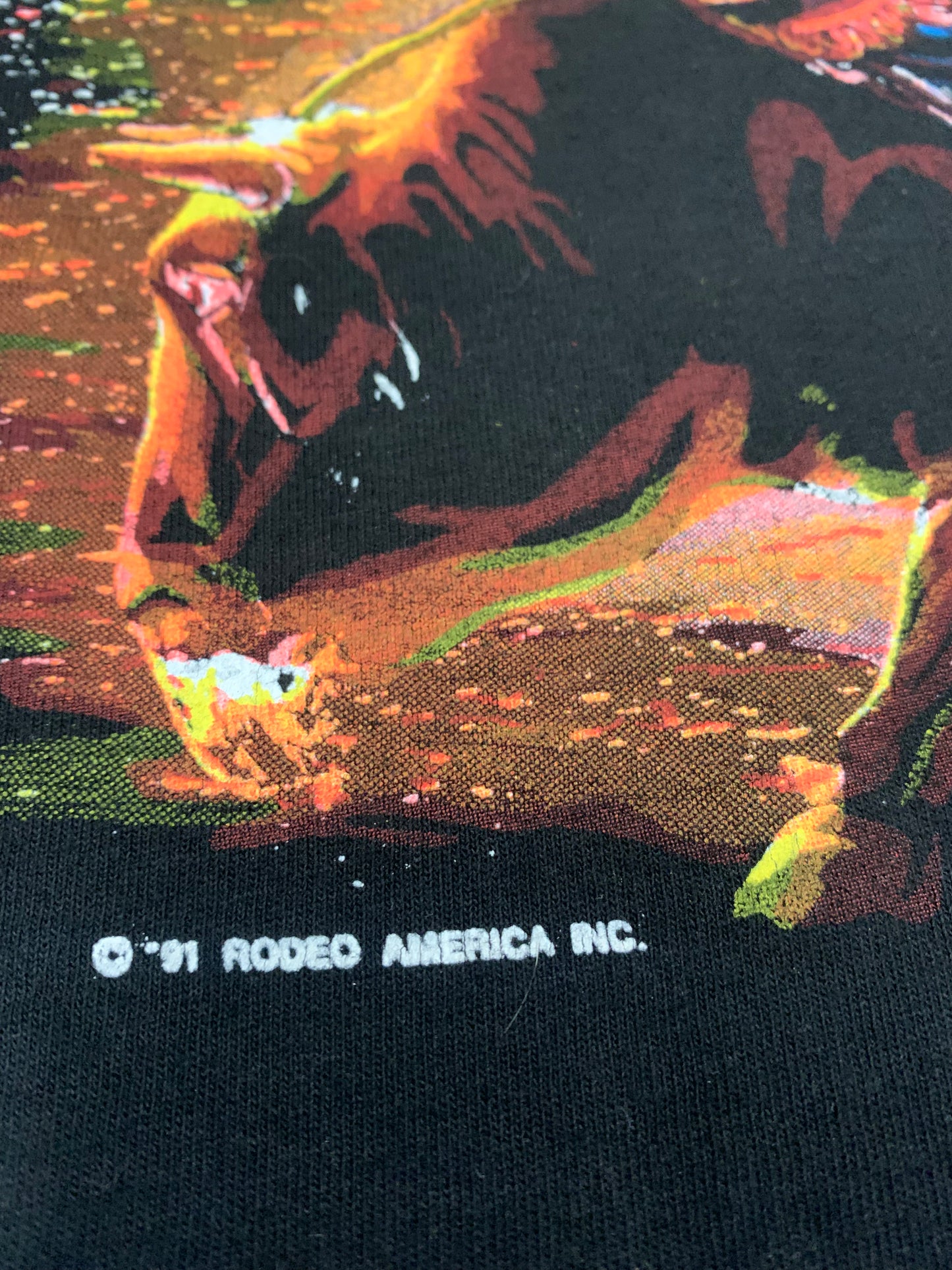 Camiseta Vintage Rodeo Of America 1991 - Xl